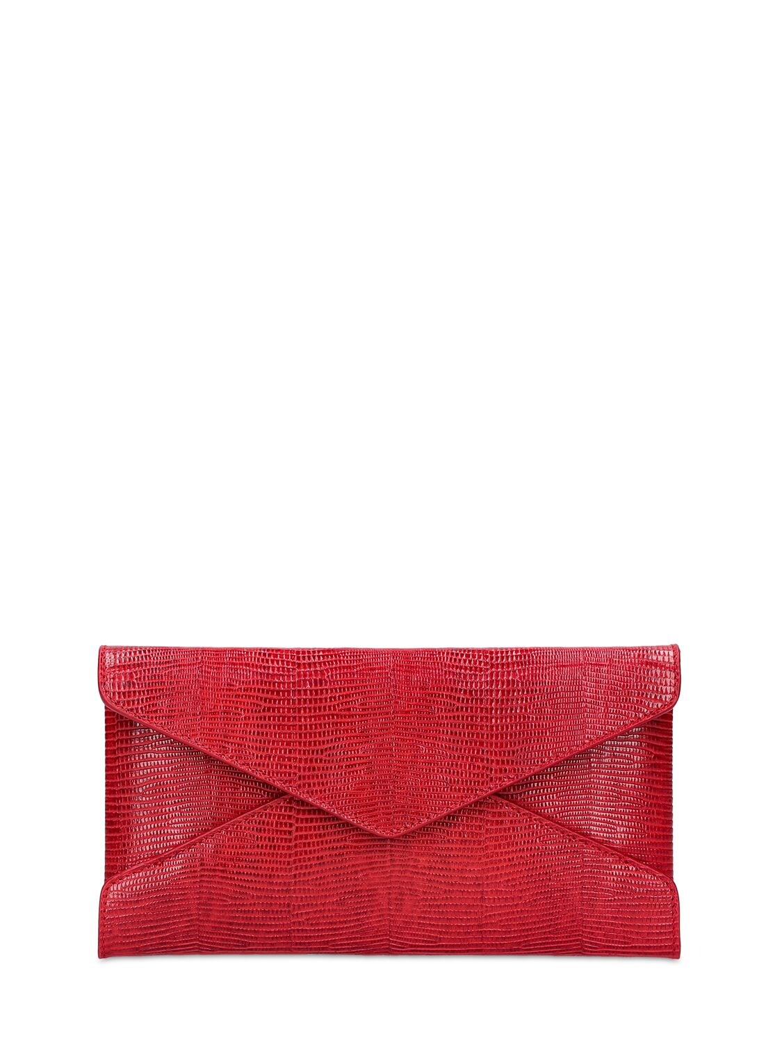 Paloma Snake Embossed Leather Pouch