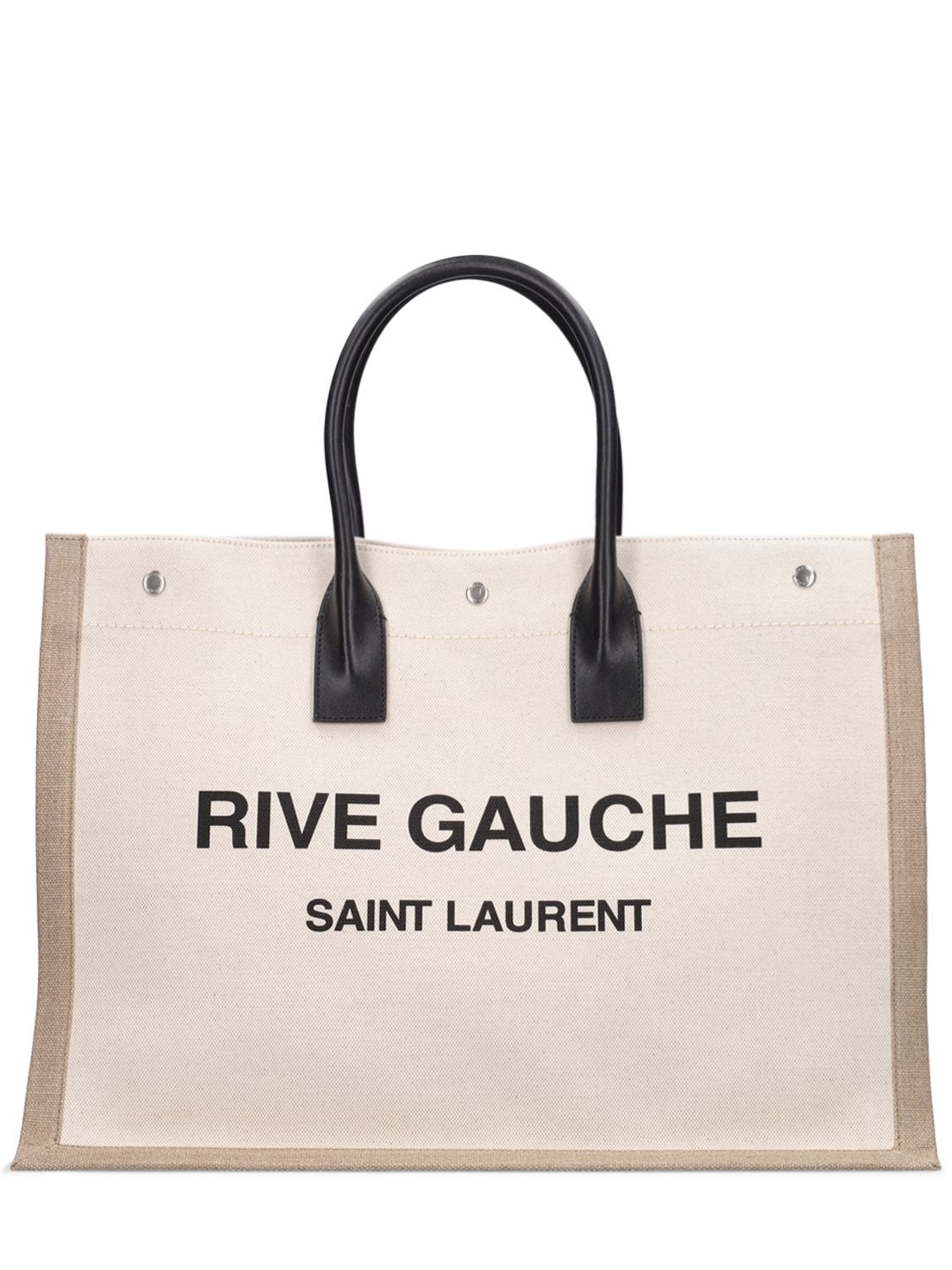 Saint Laurent Ysl Rive Gauche Tote Bag In Greggio,na