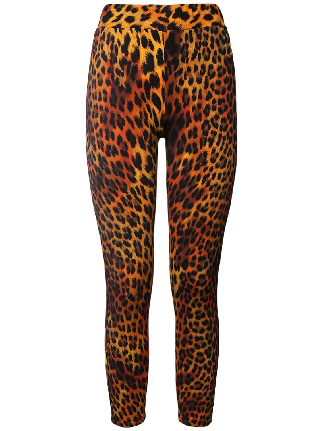 Leopard Print Jersey Leggings