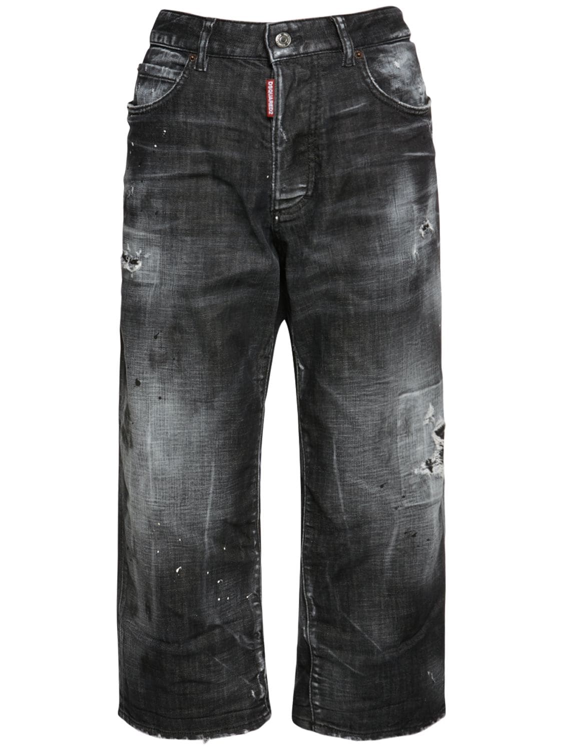 DSQUARED2 L.a. Distressed Cotton Denim Jeans