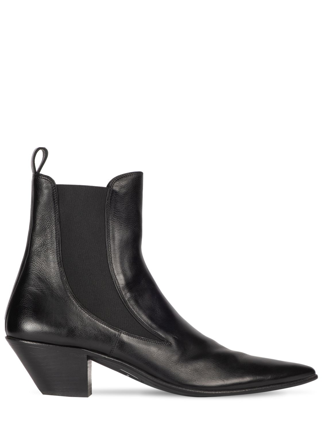 Graphic Smooth Leather Chelsea Boots
