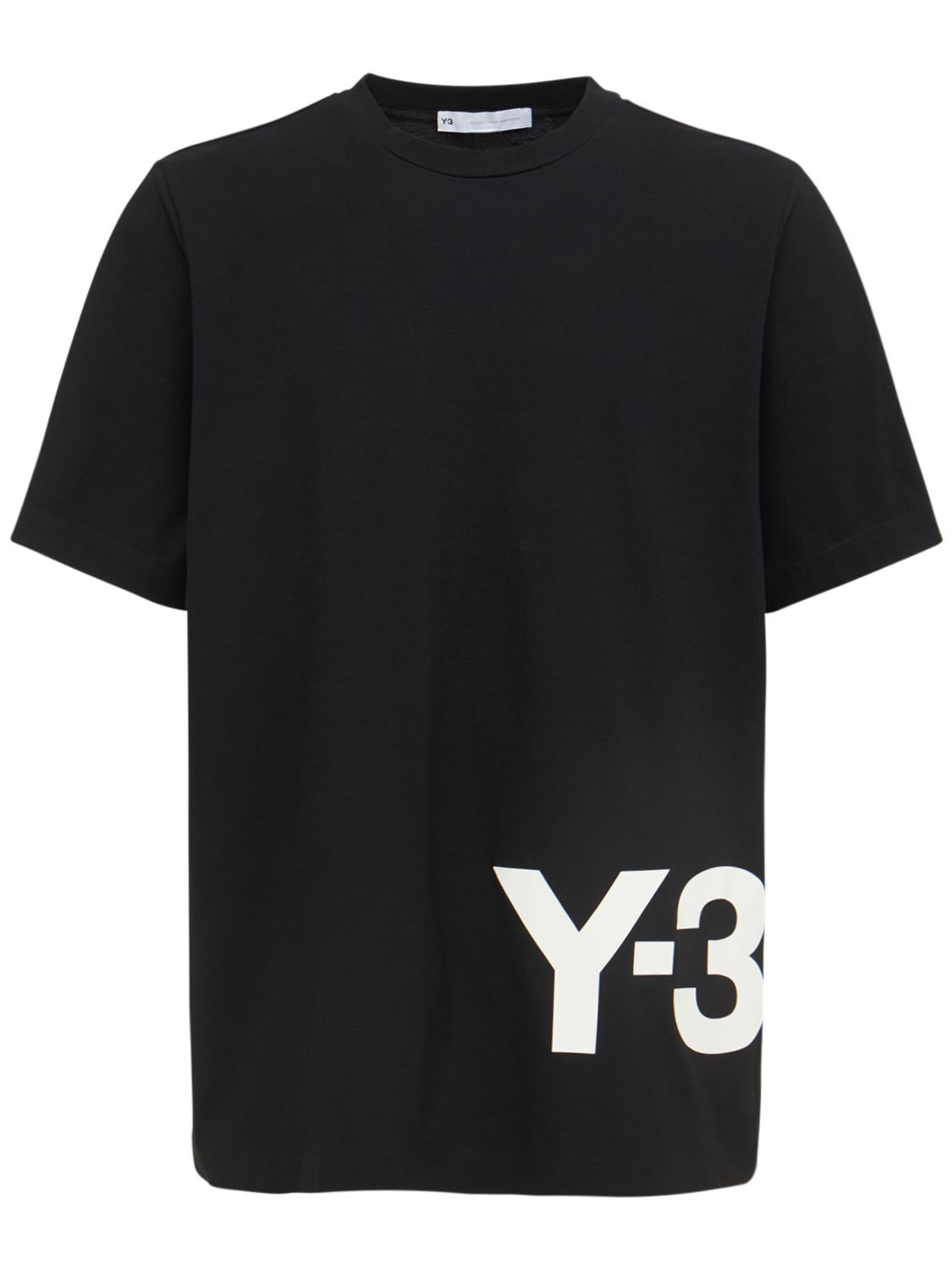 Y-3 20TH ANNIVERSARY LOGO棉质T恤