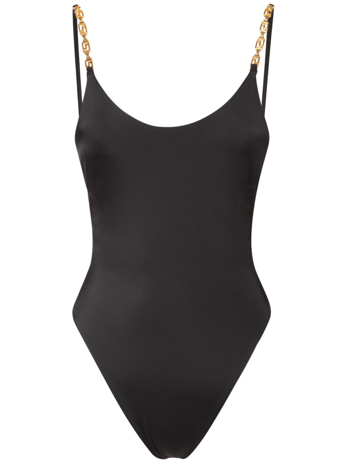 VERSACE CHAIN STRAP ONE PIECE SWIMSUIT