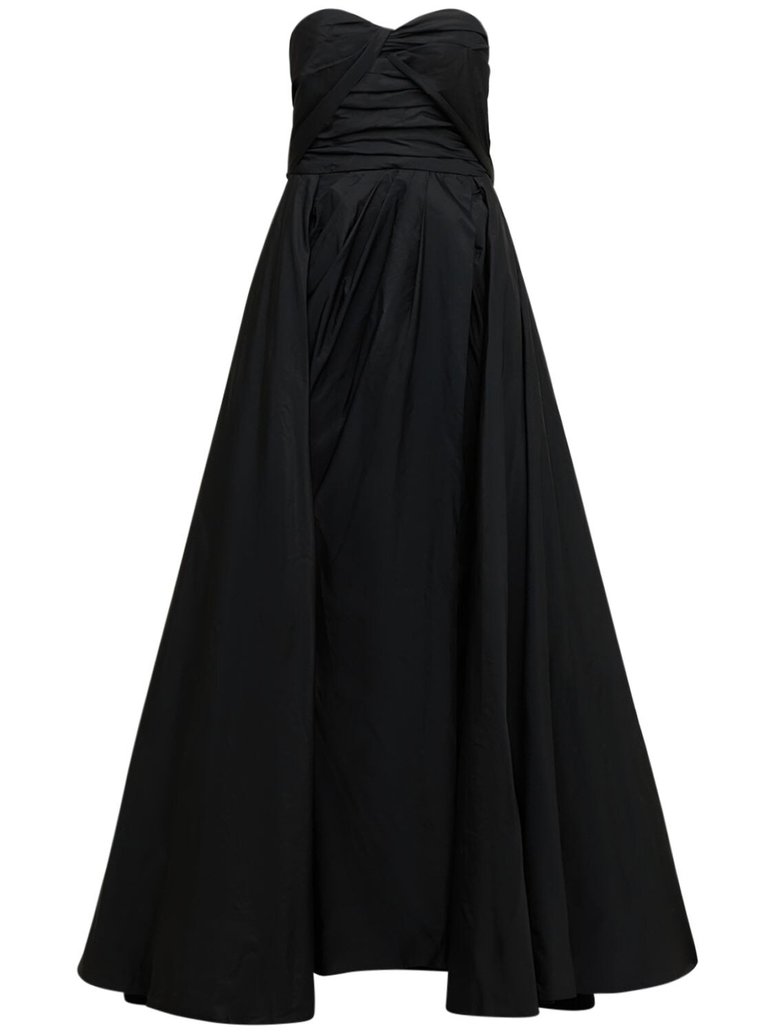 Zuhair Murad Off-the-shoulder Taffeta Gown In Schwarz | ModeSens