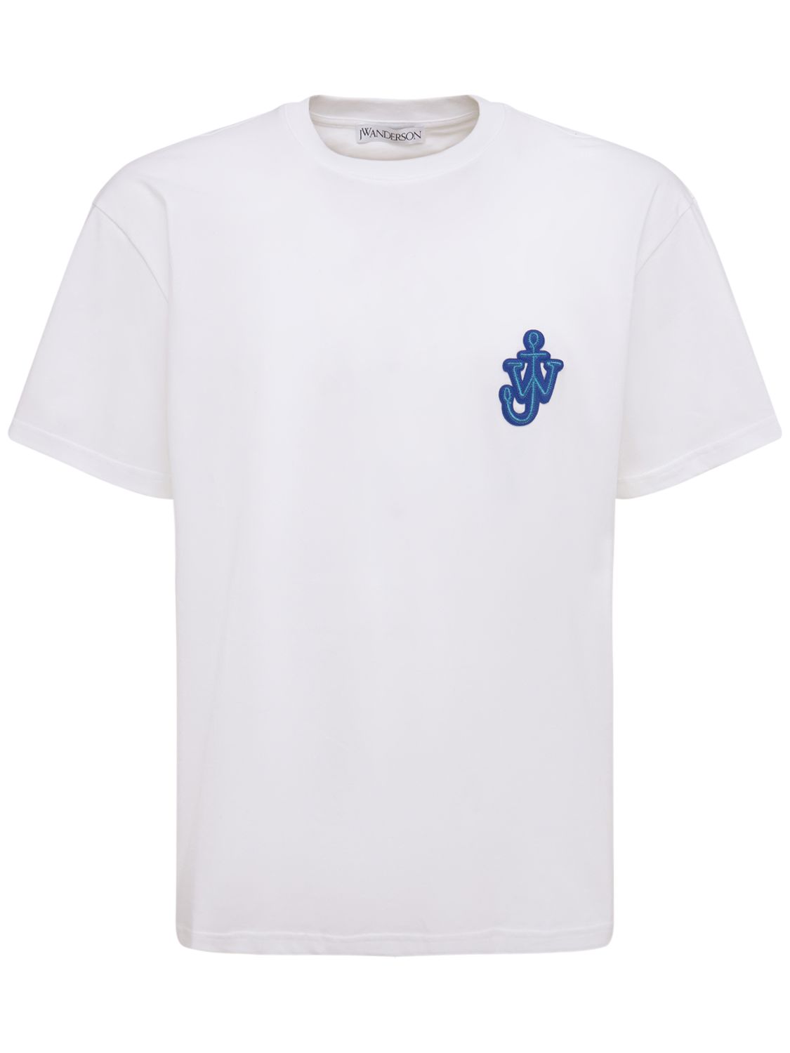 Anchor patch cotton jersey t-shirt 