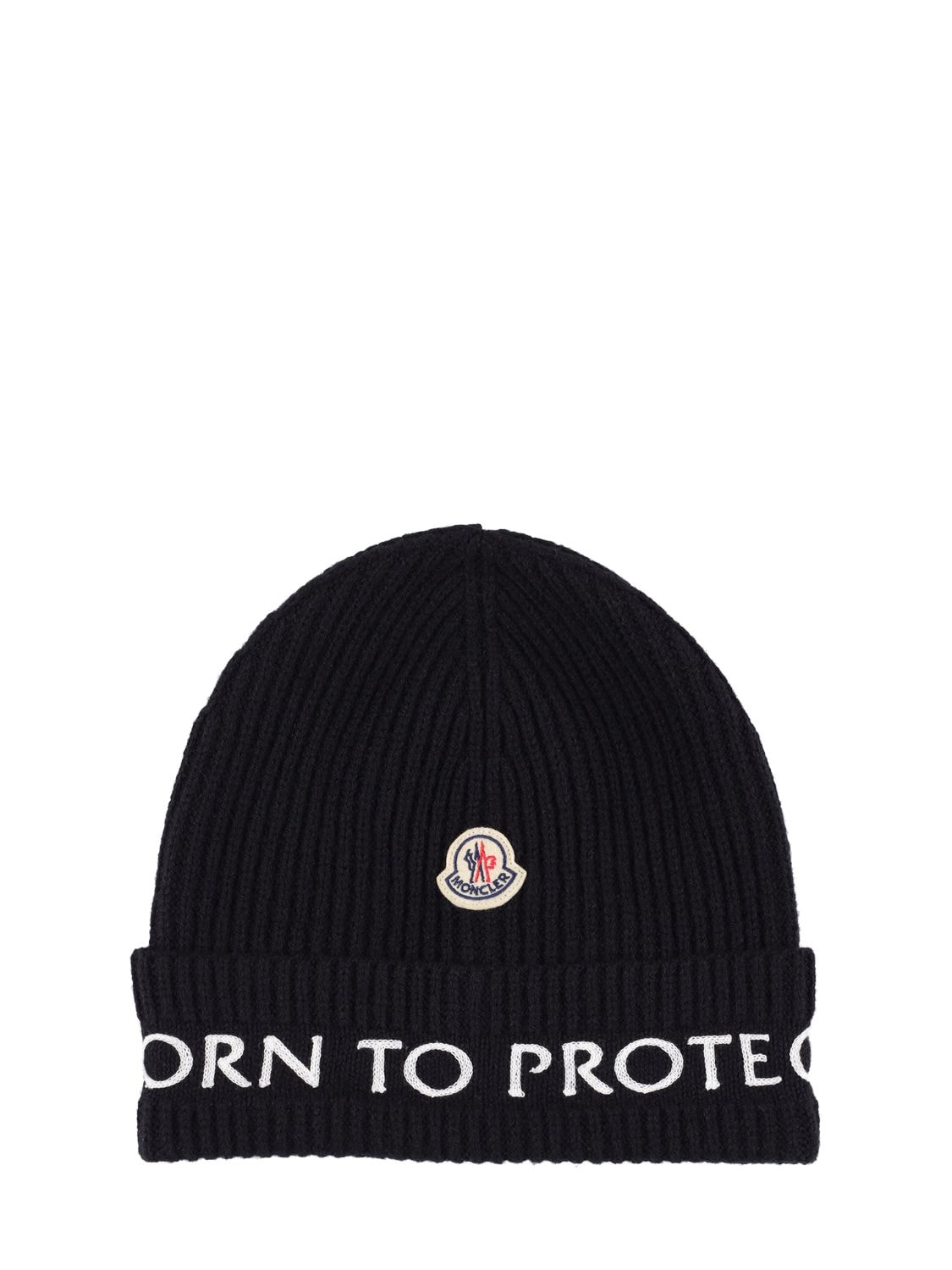 Born To Protect Wool Tricot Beanie