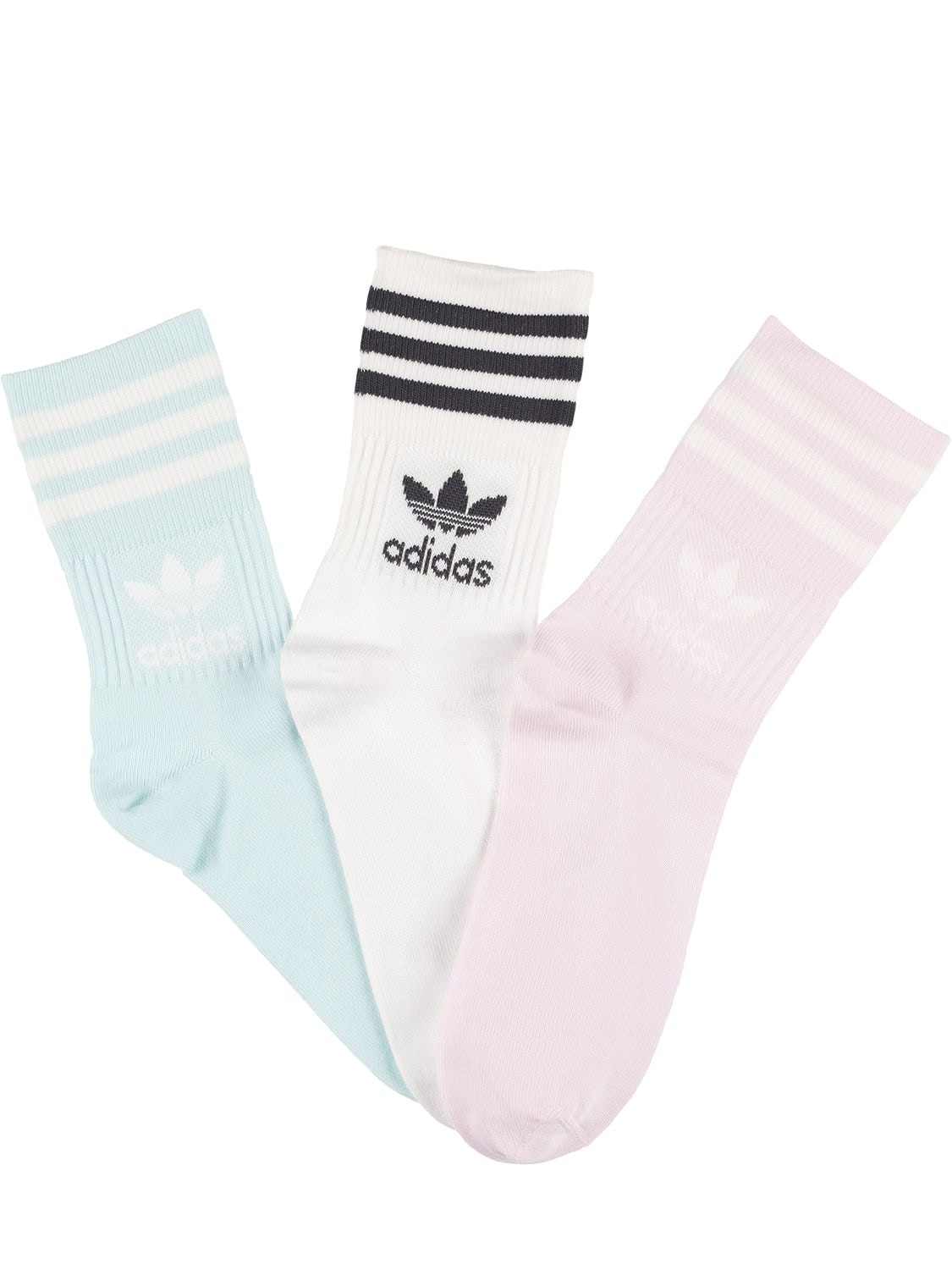 Pack Of 3 Cotton Socks W/ Logo