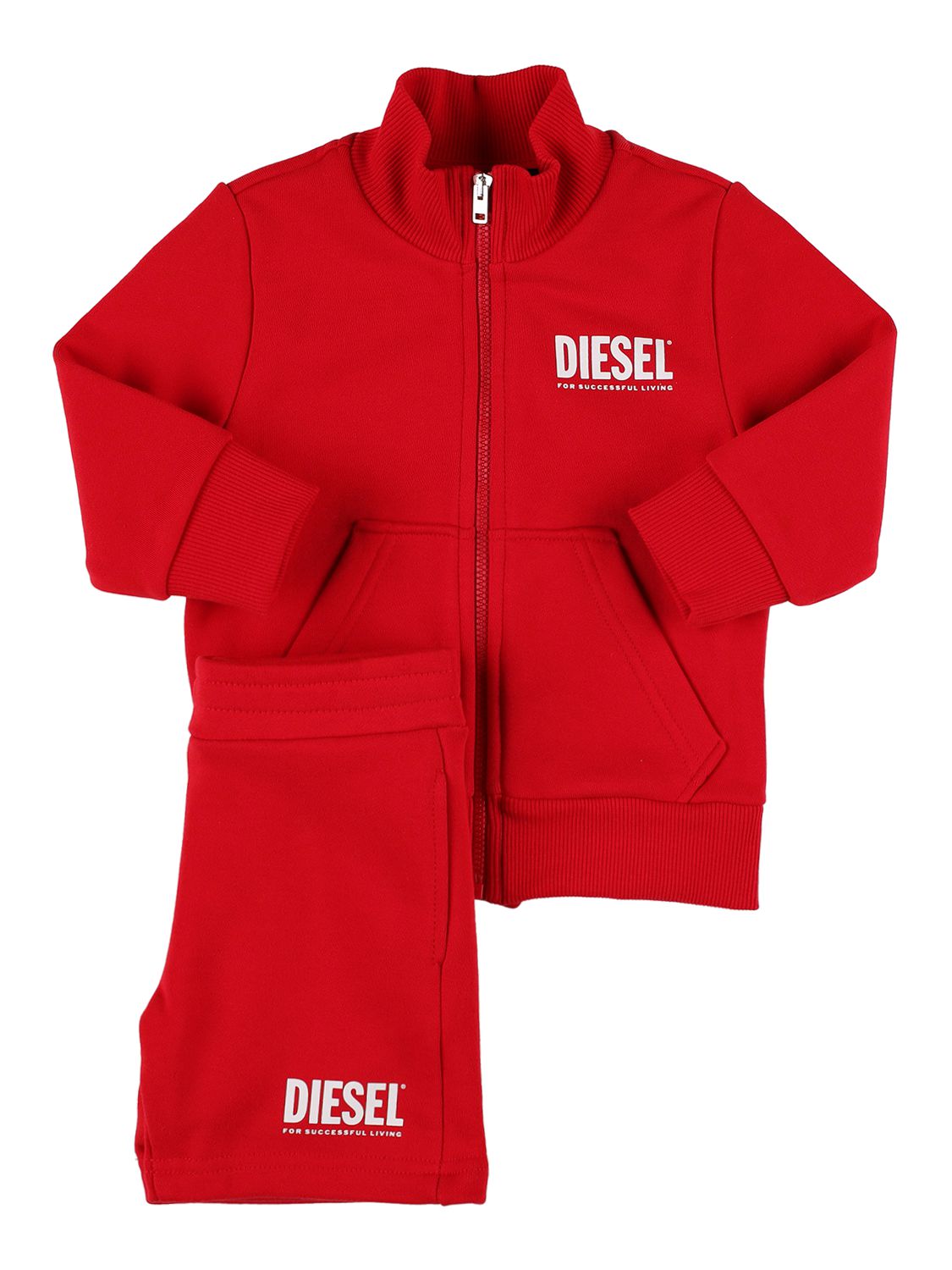 Diesel Kids - Logo cotton sweatshirt 