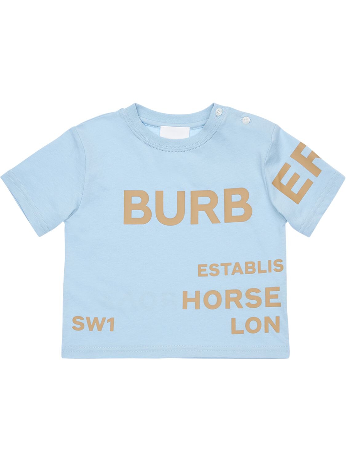 BURBERRY LOGO印花棉质平纹针织T恤
