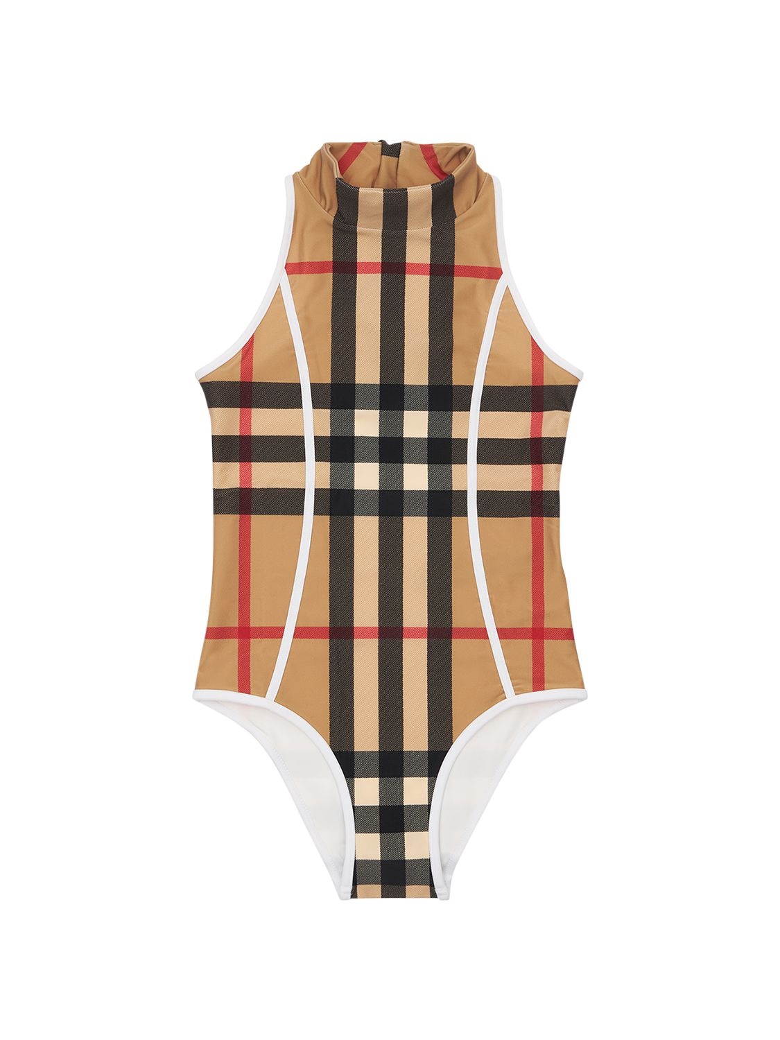 BURBERRY CHECK LYCRA ONE PIECE SWIMSUIT