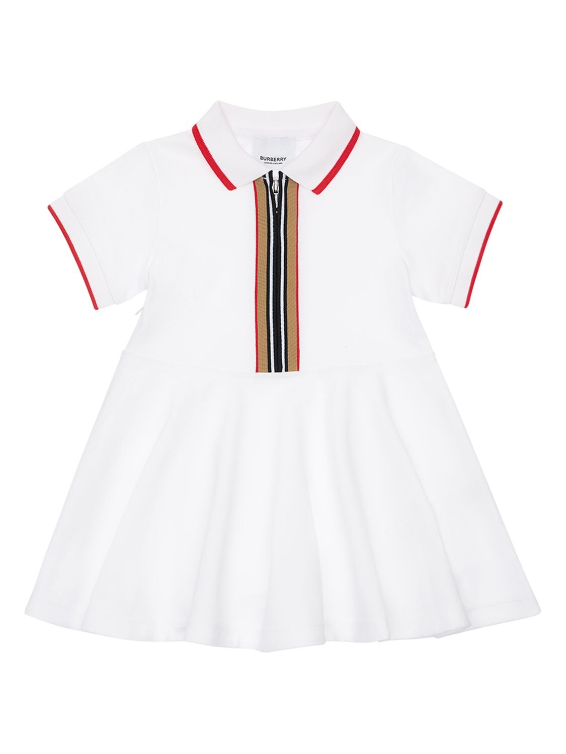 Cotton Polo Shirt Dress W/ Icon Stripe