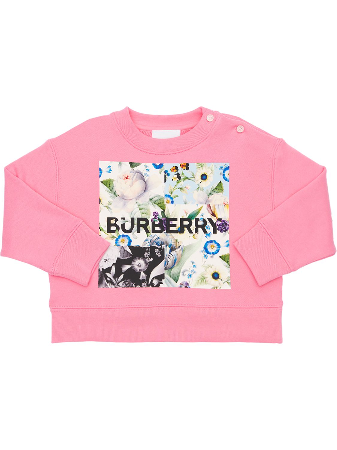 burberry logo print sweatshirt