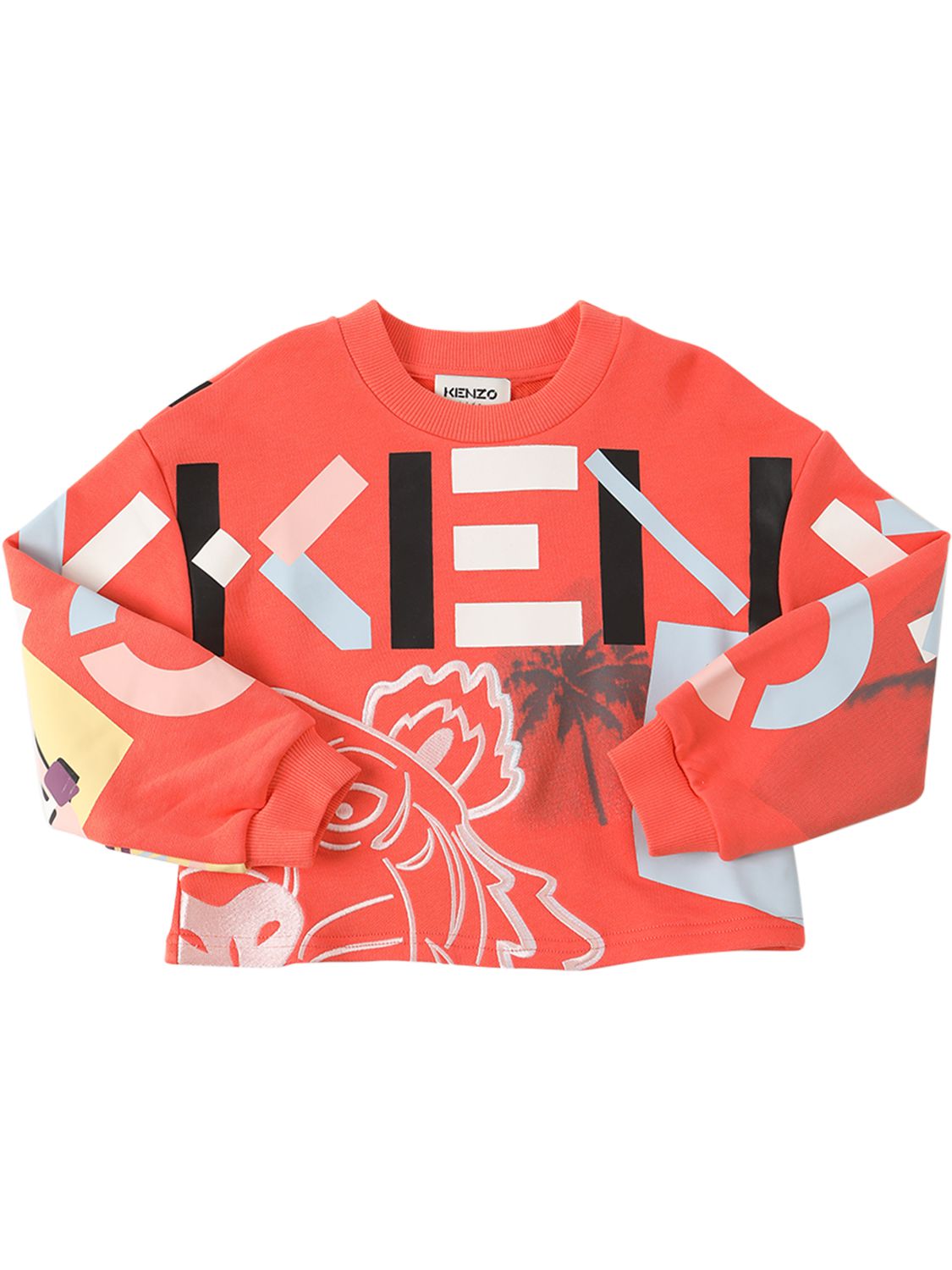 kenzo all over print sweatshirt