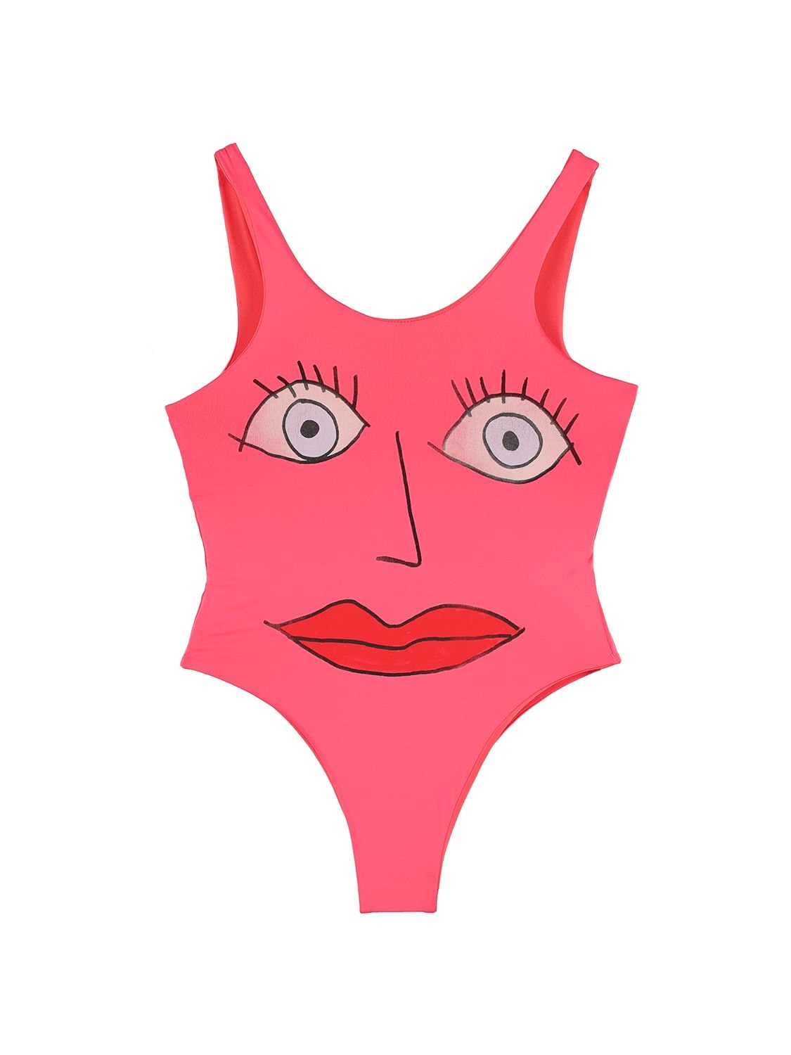 THE ANIMALS OBSERVATORY FACE PRINT TECH ONE PIECE SWIMSUIT