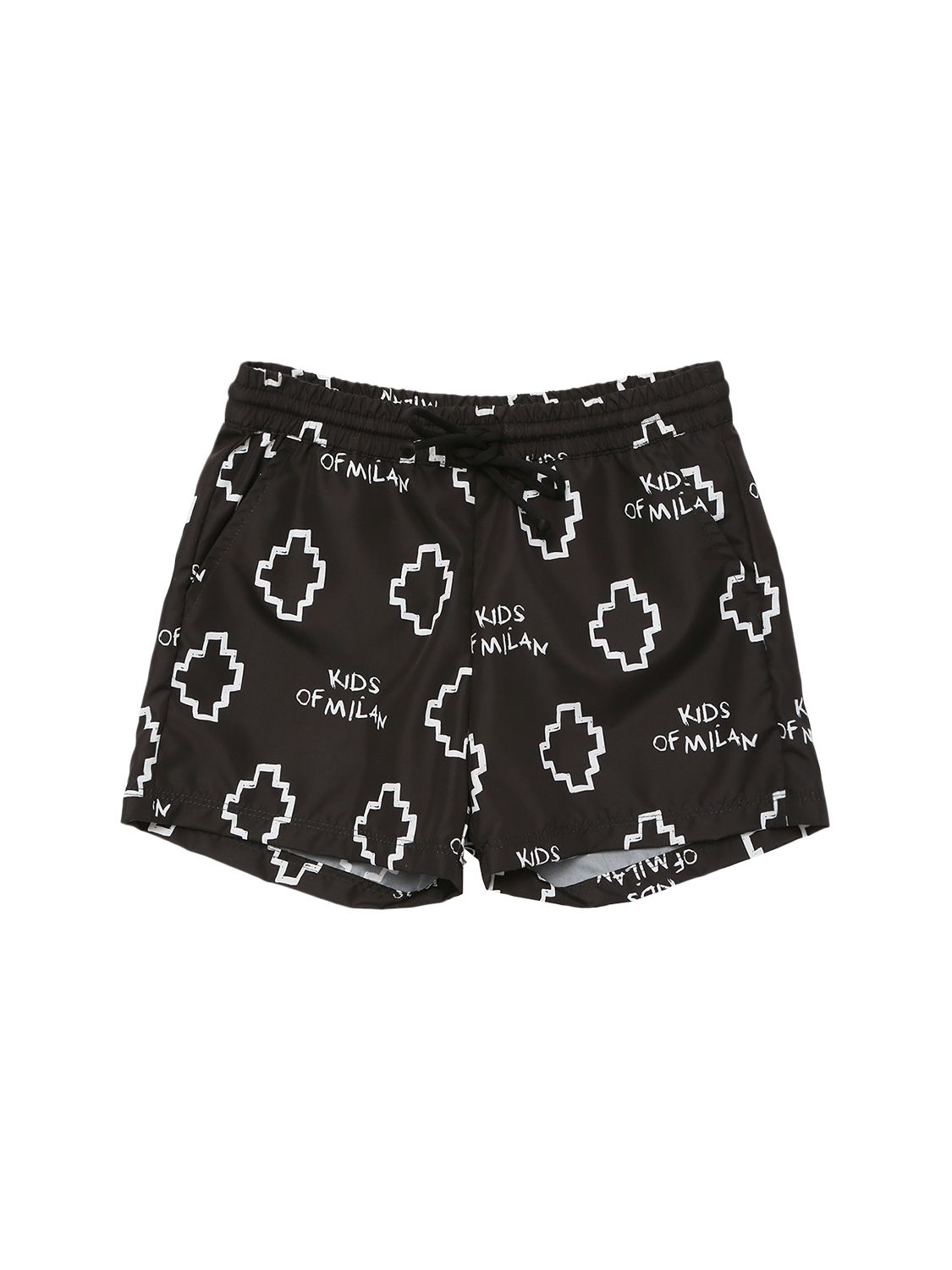 Marcelo Burlon County Of Milan Marcelo Burlon Toddler Boy Swim Trunks Black Size 6 Polyester In Black
