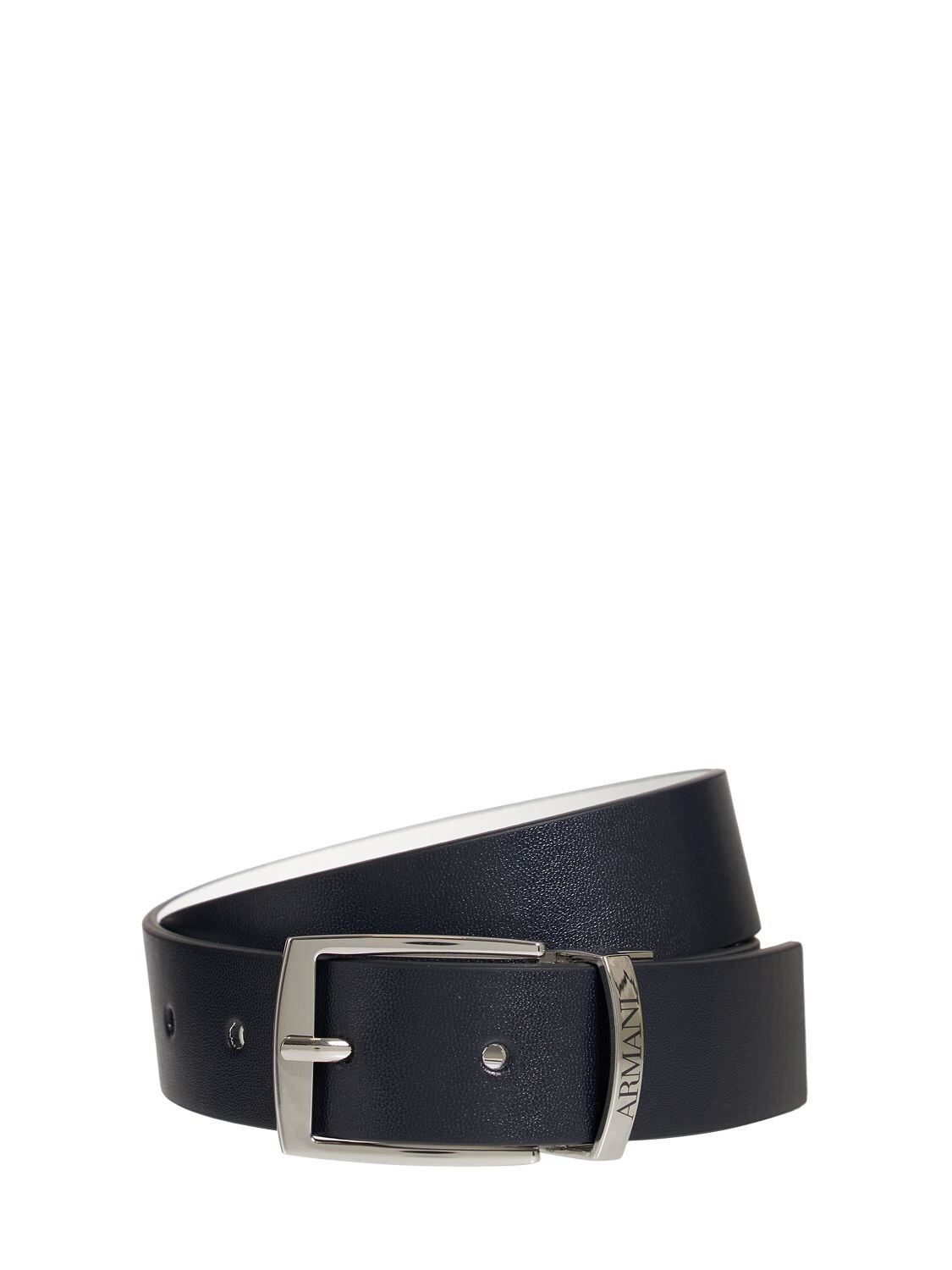 emporio armani leather belt