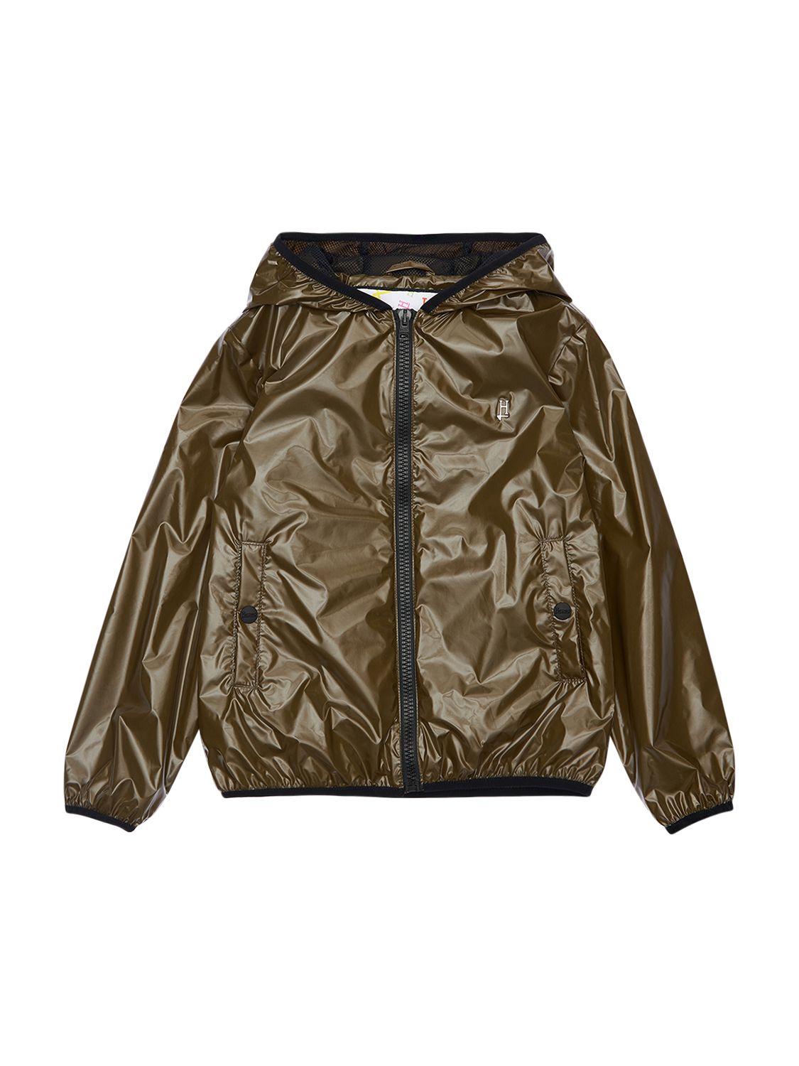 unlined nylon jacket