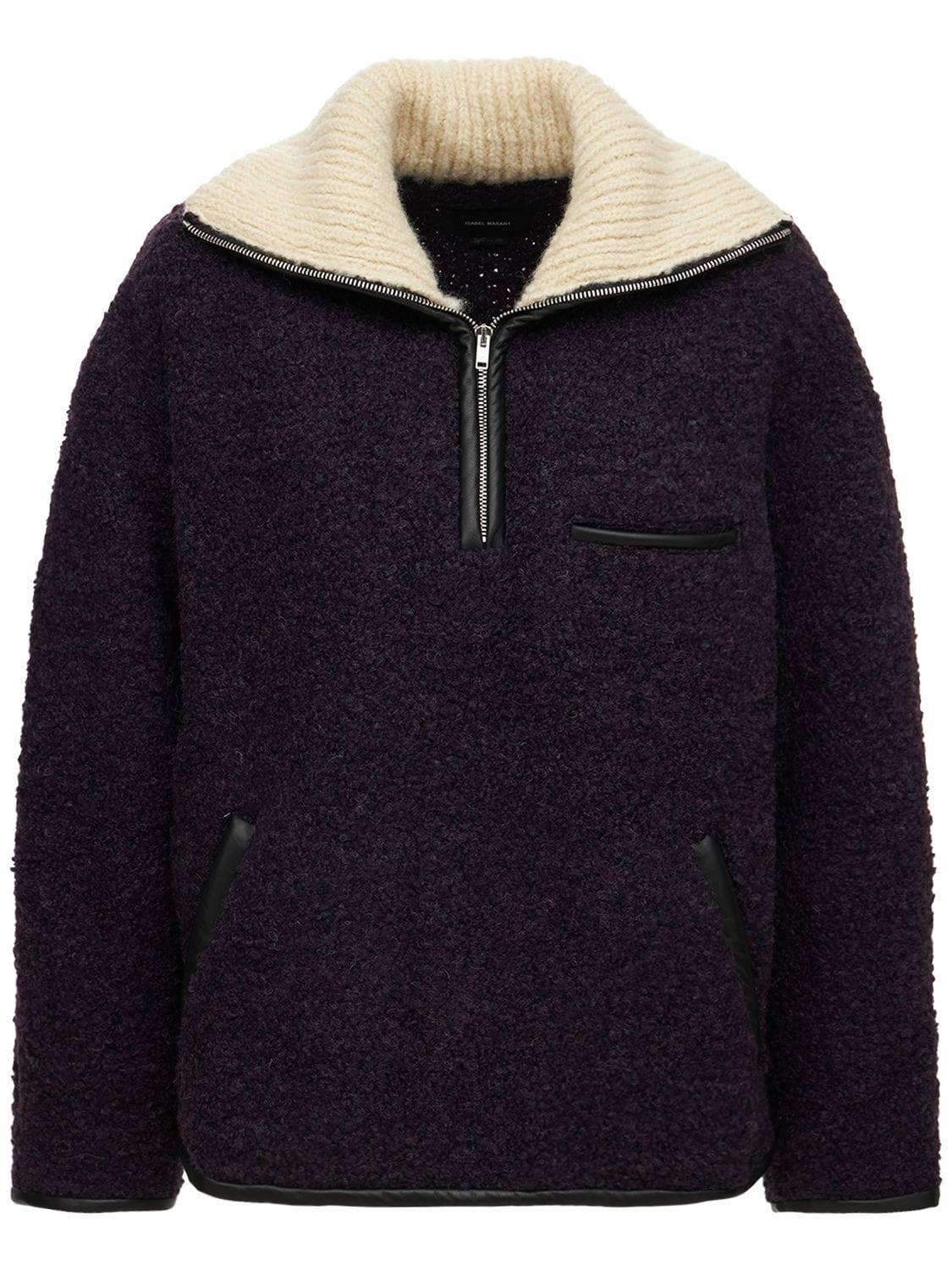 Idaya Acrylic Blend Half-zip Sweater