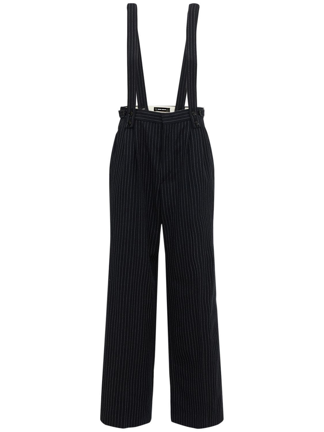 Isabel Marant Jessica Striped Cotton & Viscose Pants In Blue | ModeSens