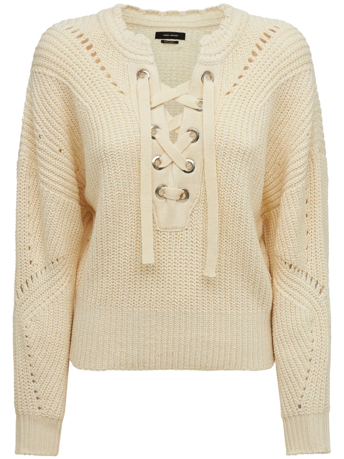 ISABEL MARANT Laley Cotton Blend Knit Sweater
