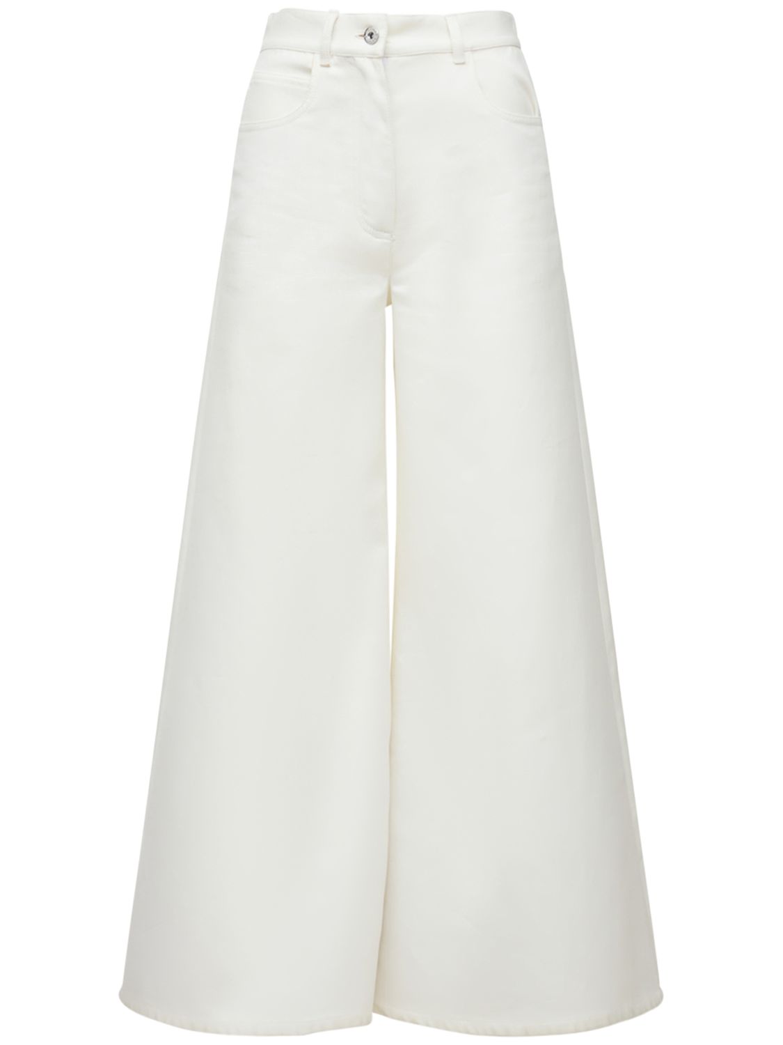 Wide Leg Cotton Twil...