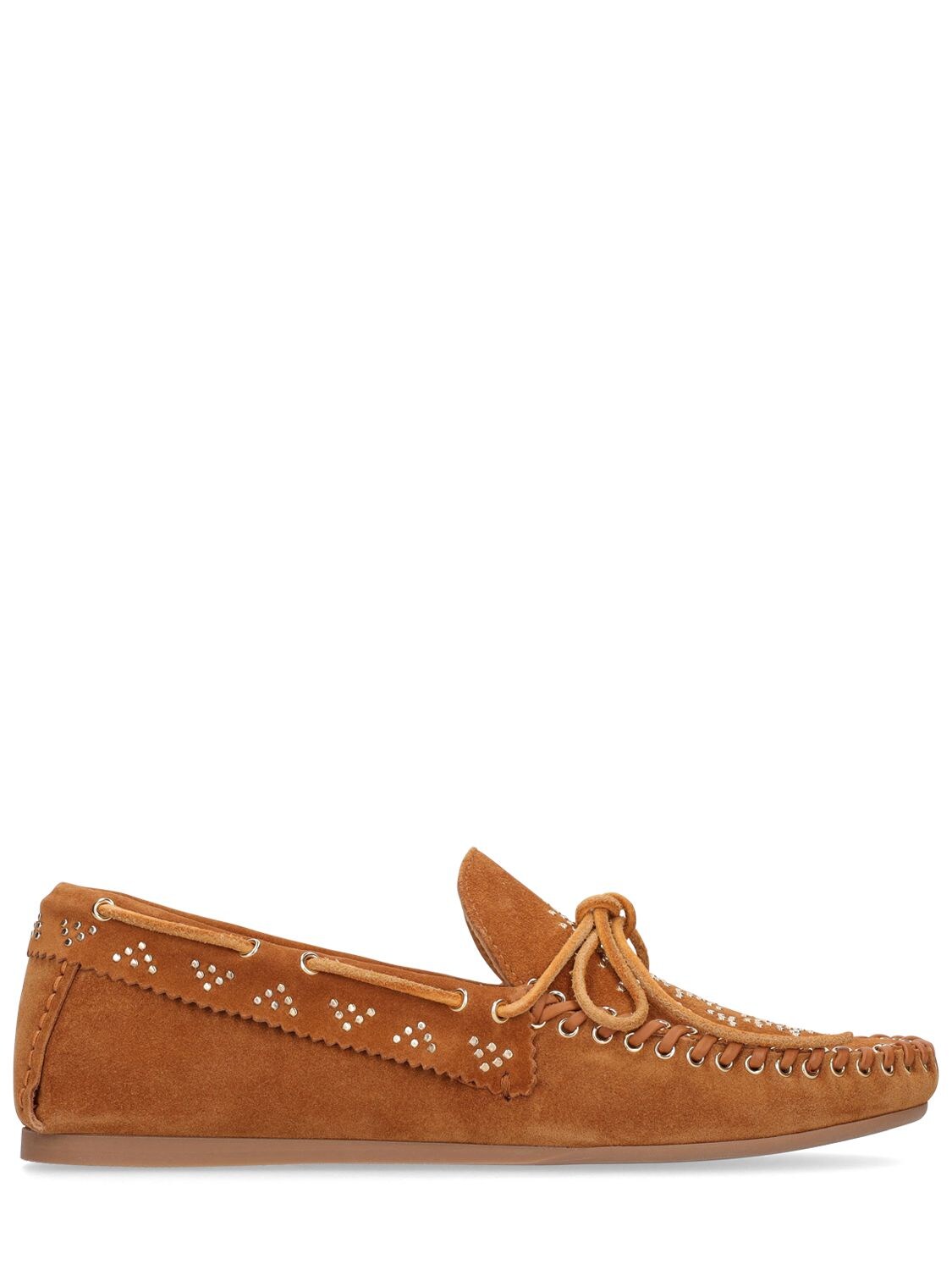 ISABEL MARANT 10mm Freen Studded Suede Loafers