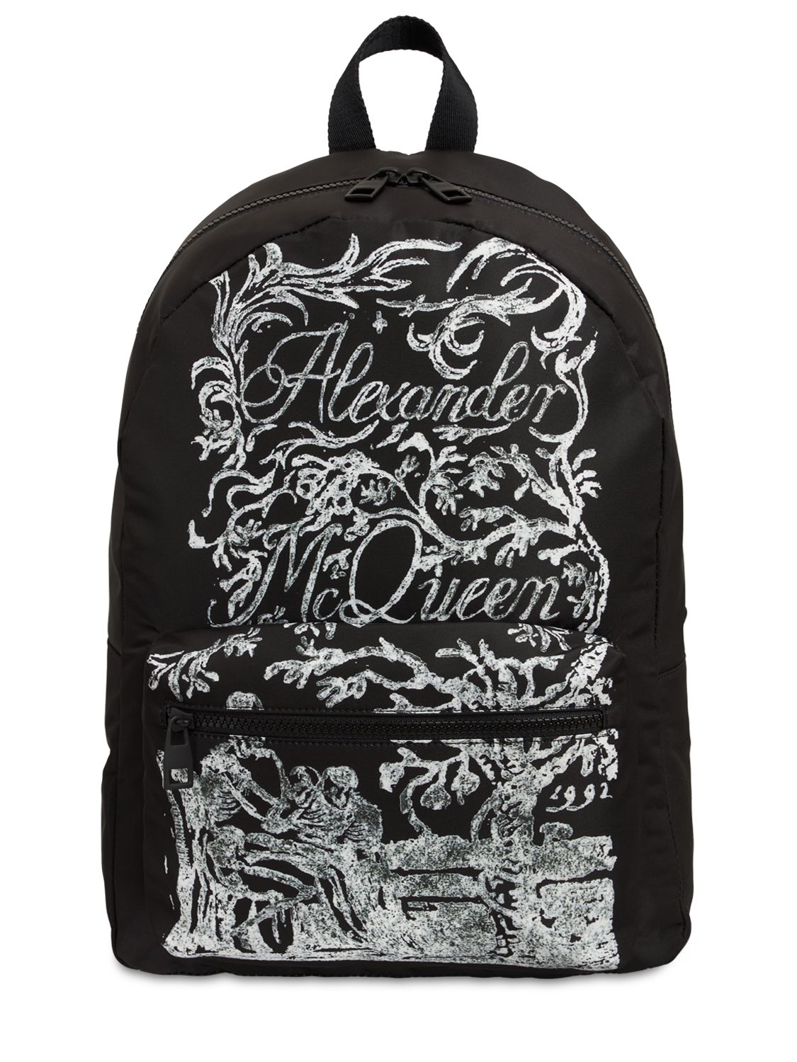 backpack black white