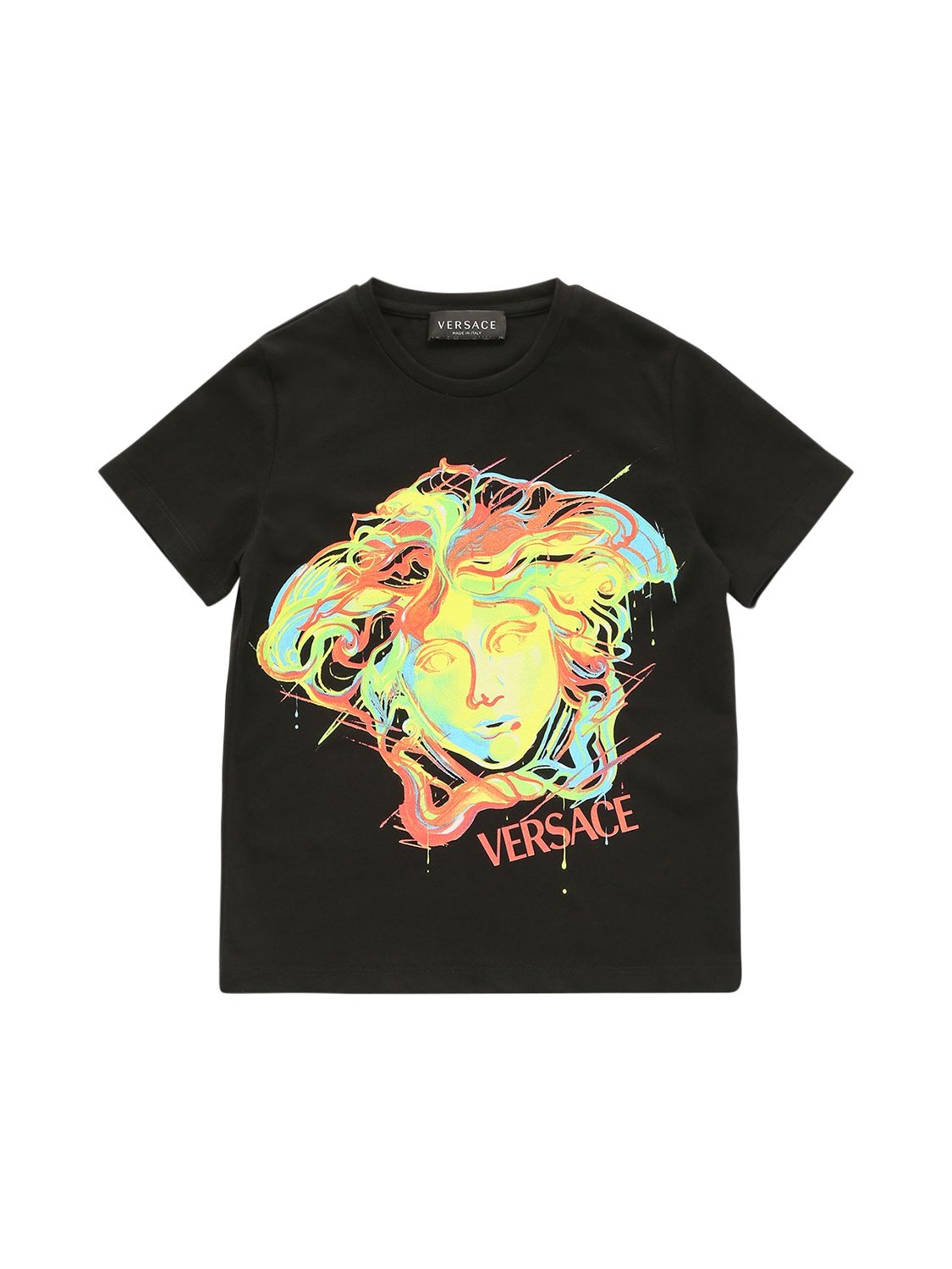Medusa Print Cotton Jersey T-shirt