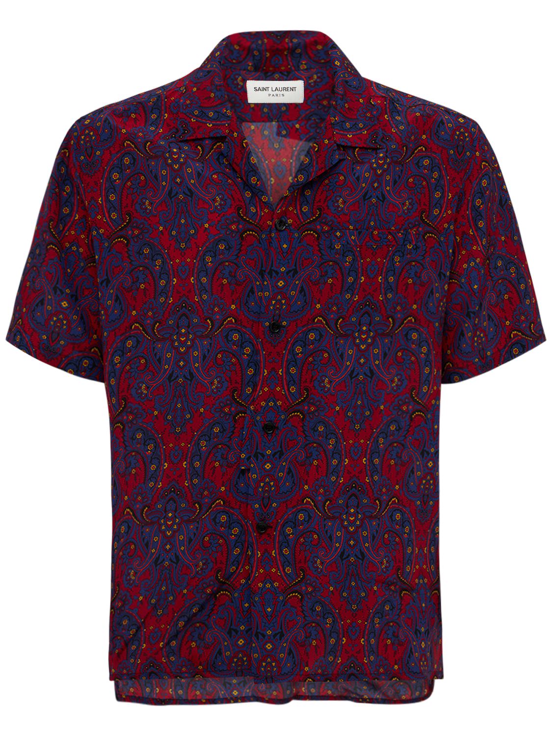 Saint Laurent Printed Silk Crepe De 