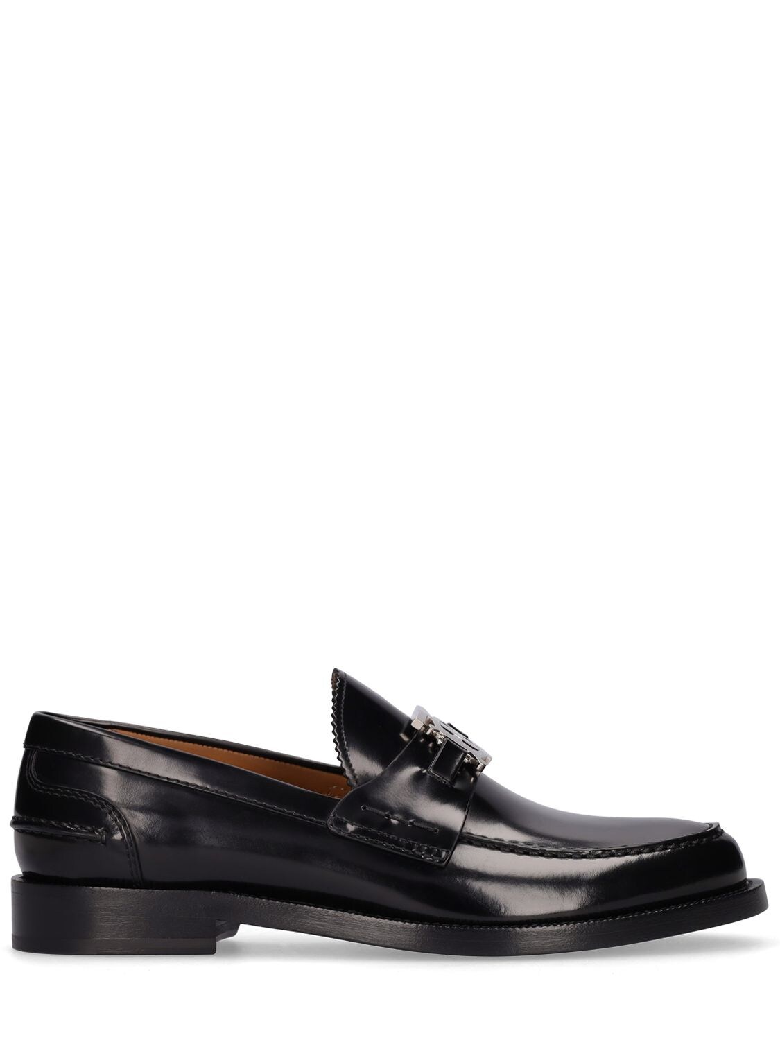 Fred Tb Metal Leather Loafers
