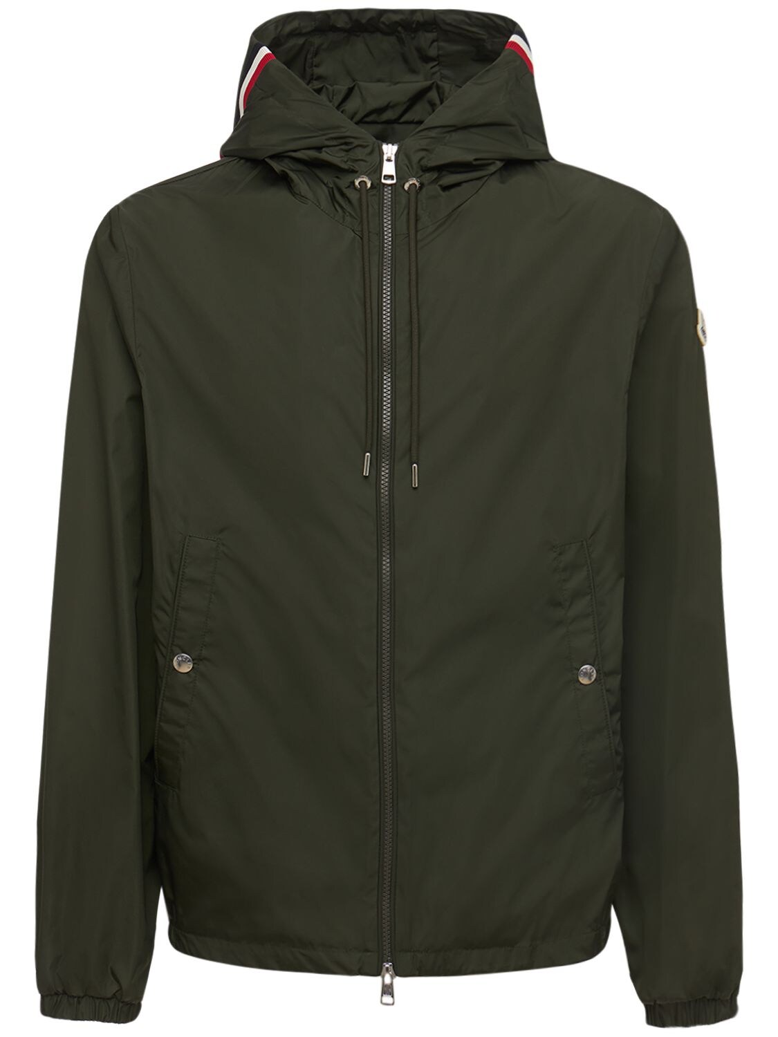 Moncler - Grimpeurs nylon jacket w/ hood - Olive Green | Luisaviaroma