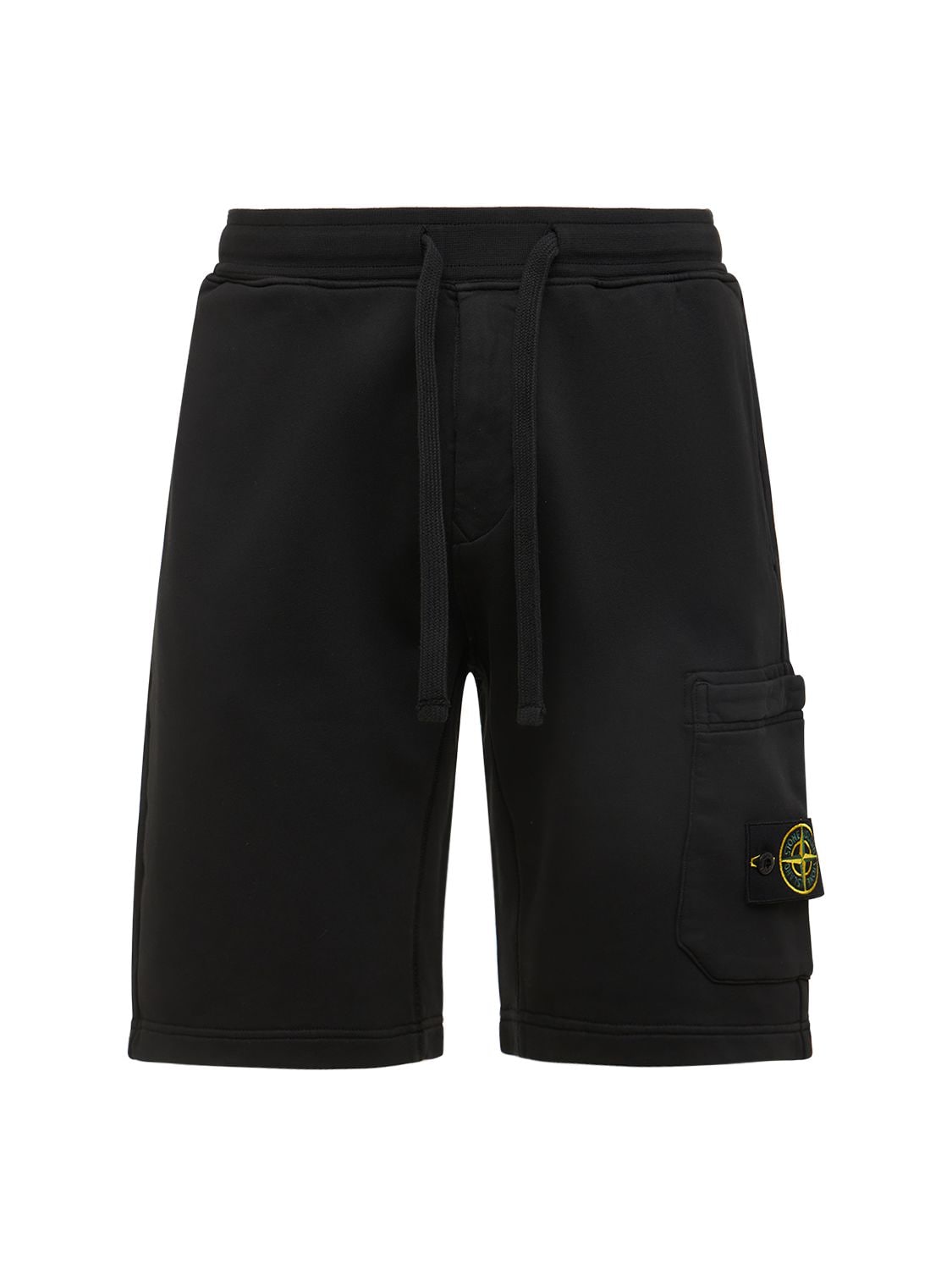 stone island cotton cargo shorts