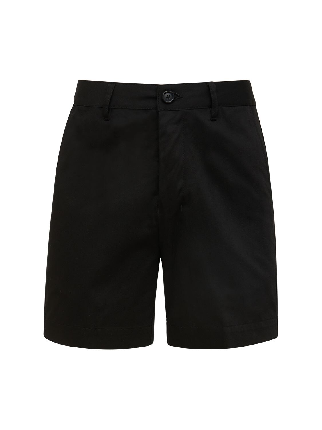 AMI ALEXANDRE MATTIUSSI COTTON CHINO SHORTS