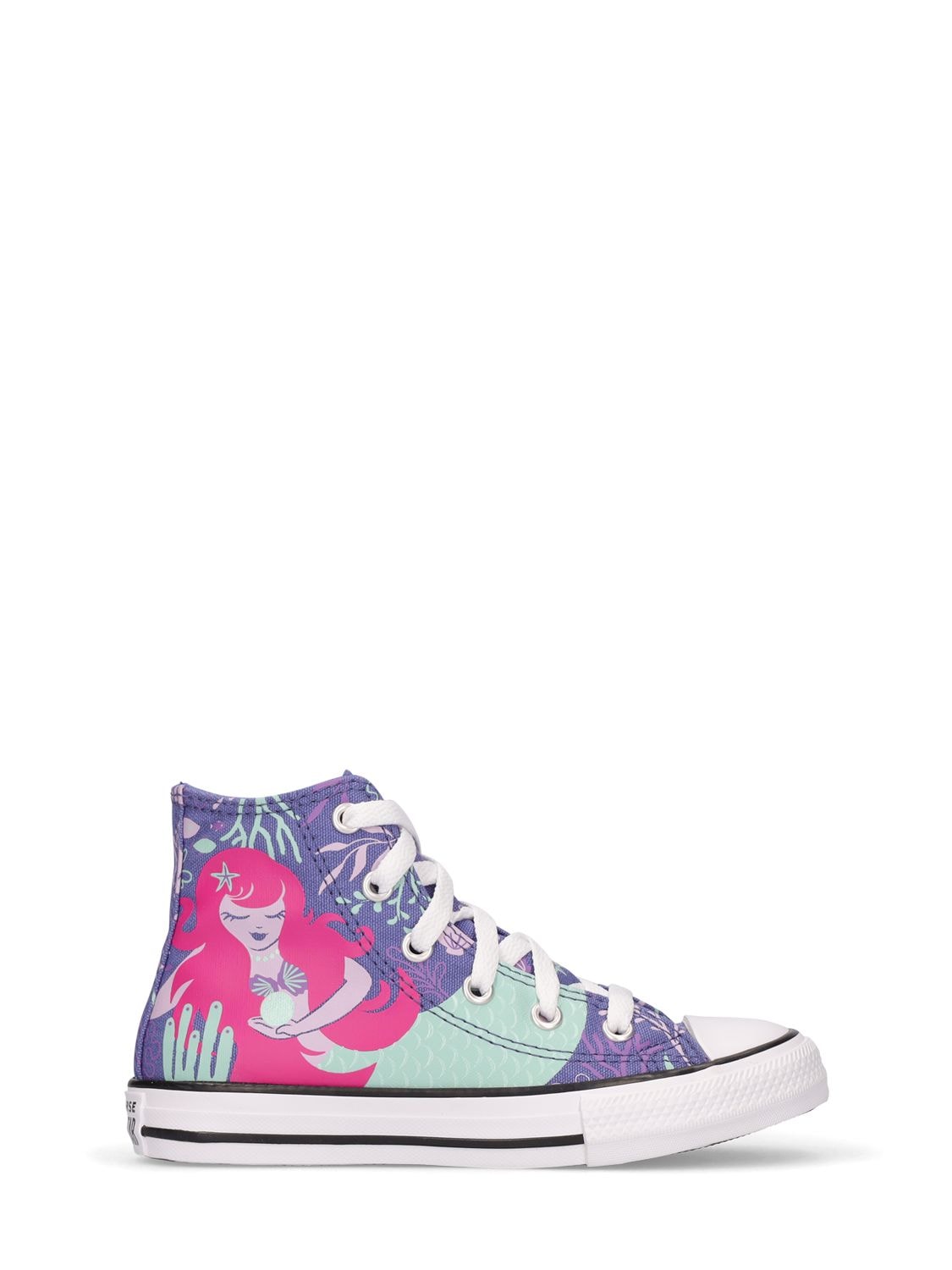 CONVERSE CHUCK TAYLOR MERMAID HIGH TOP SNEAKERS 