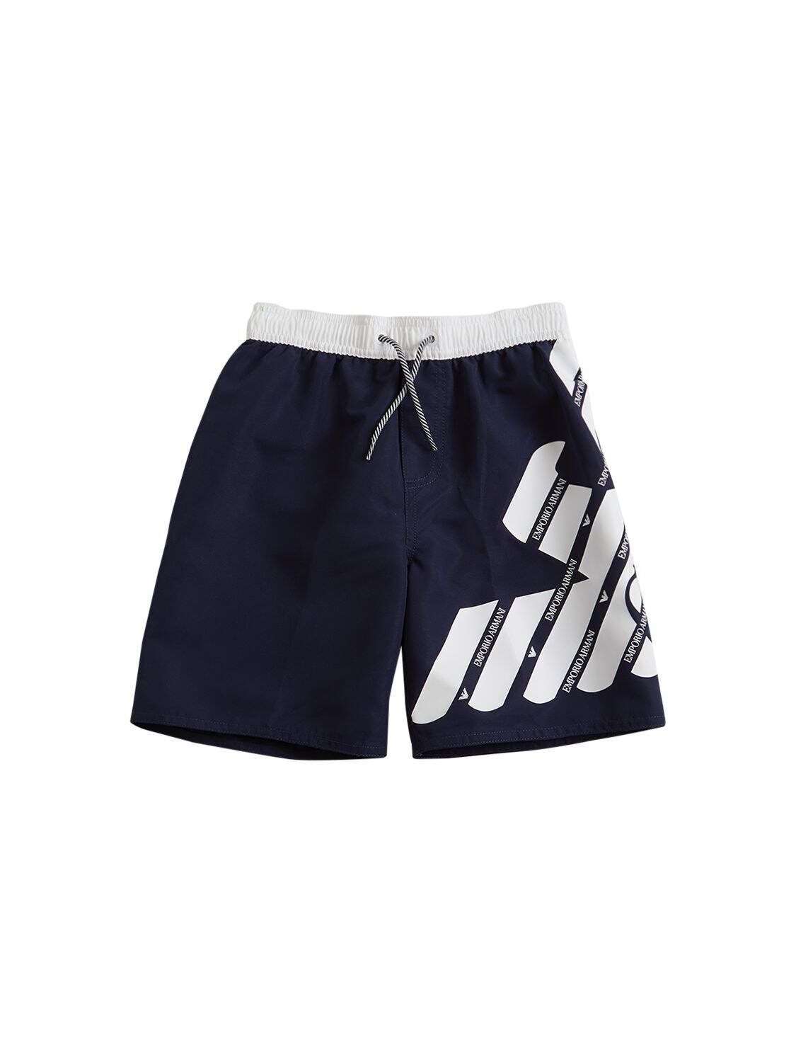 armani logo shorts