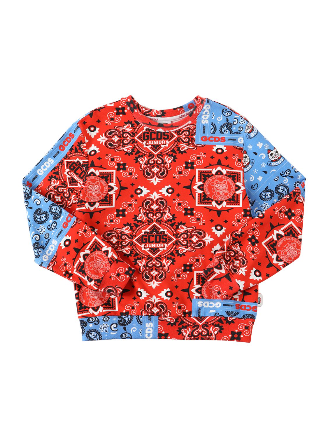 bandana print jumper