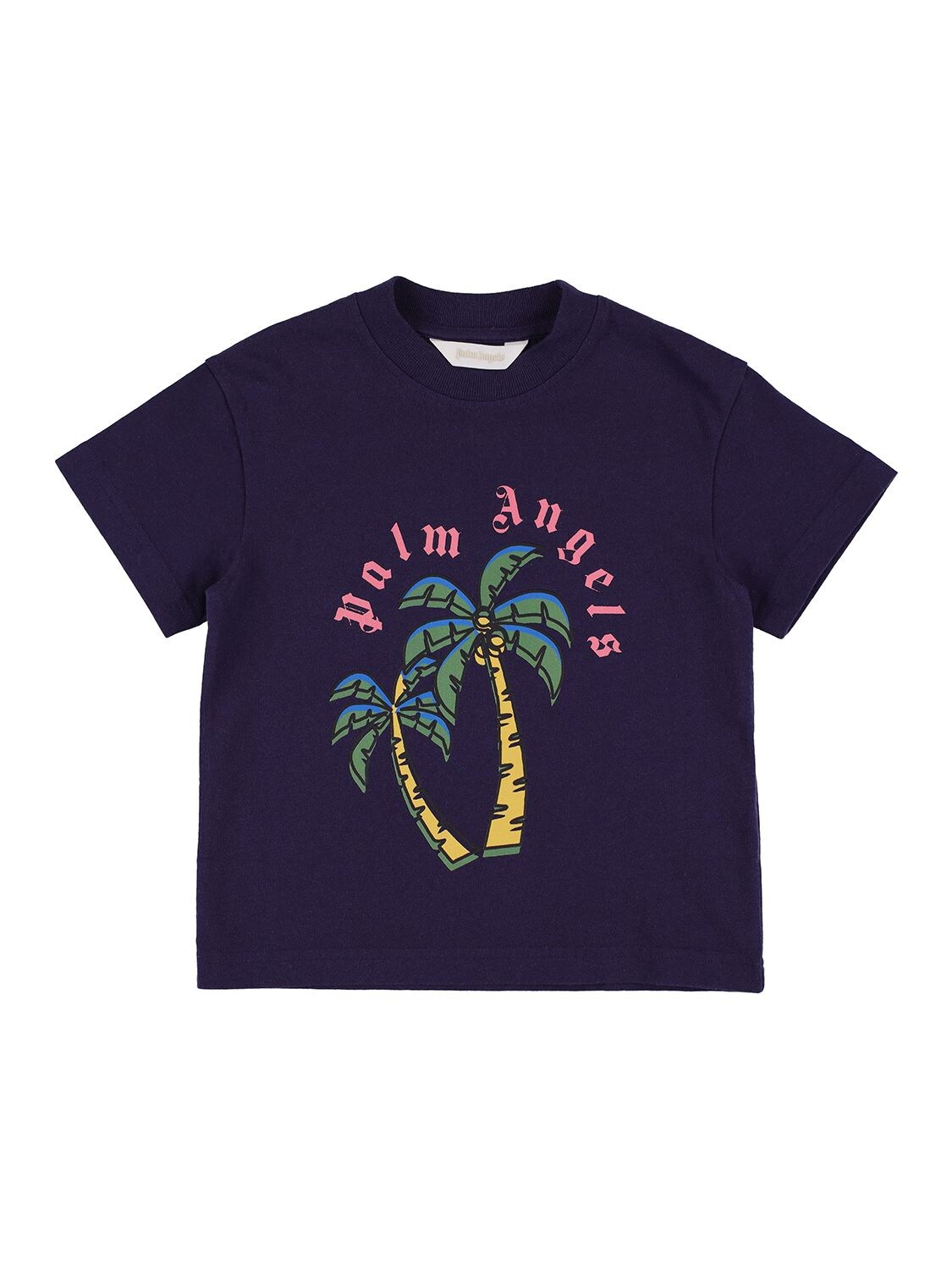 Palms Printed Cotton Jersey T-shirt