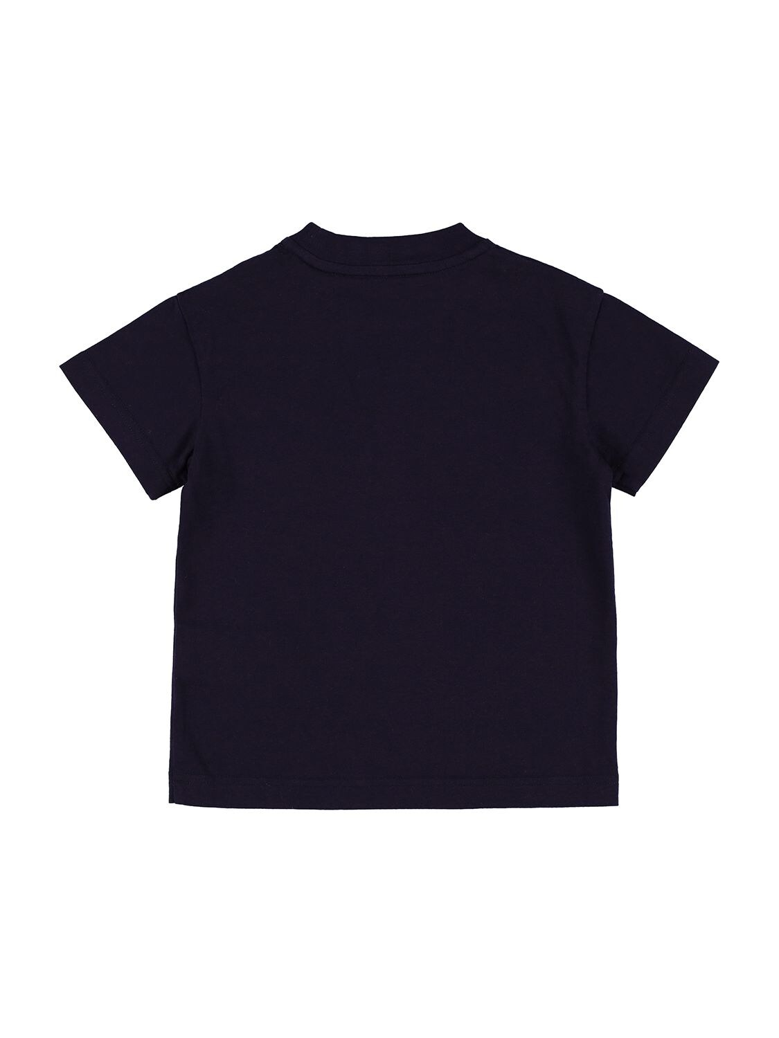 Shop Palm Angels Bear Print Cotton Jersey T-shirt In Navy