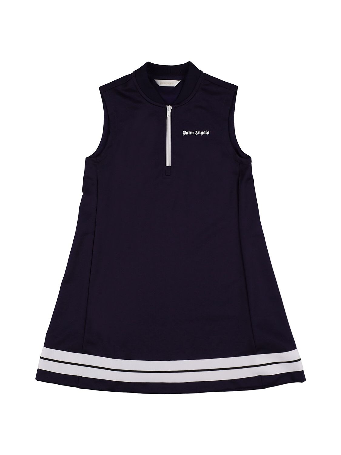 Sleeveless Cotton Blend Dress