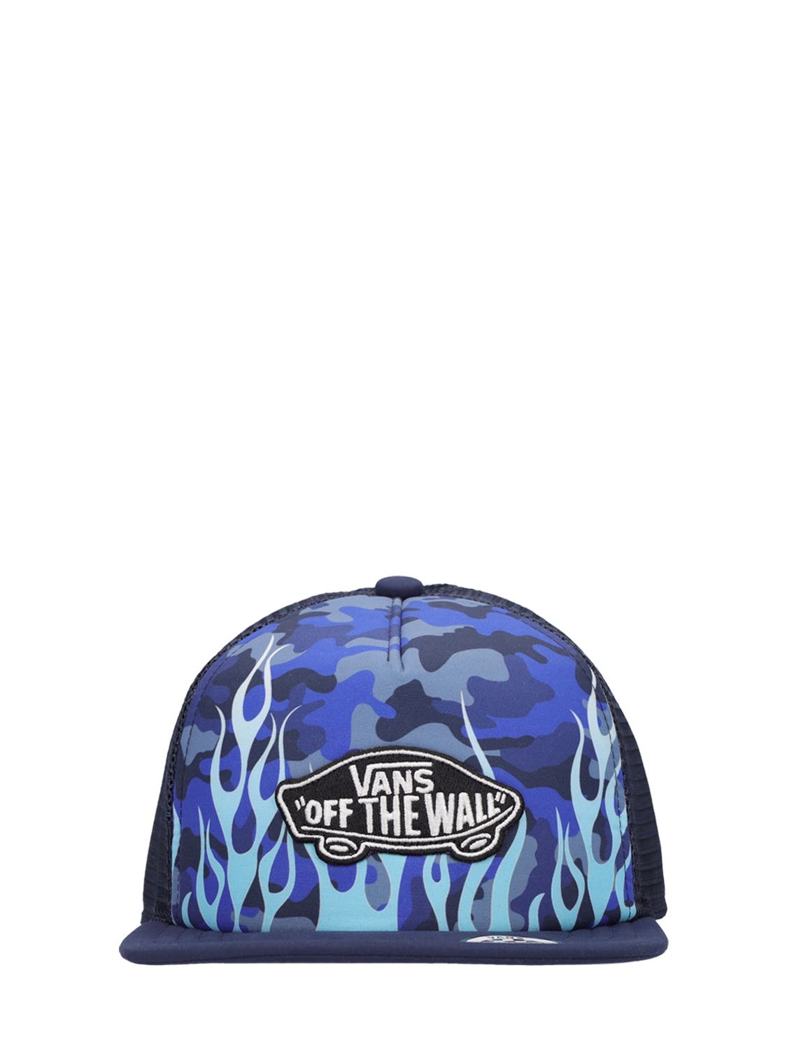 النموذج المبدئي المراجع قطاع  Vans - Classic logo tech trucker hat - Blue/Black | Luisaviaroma