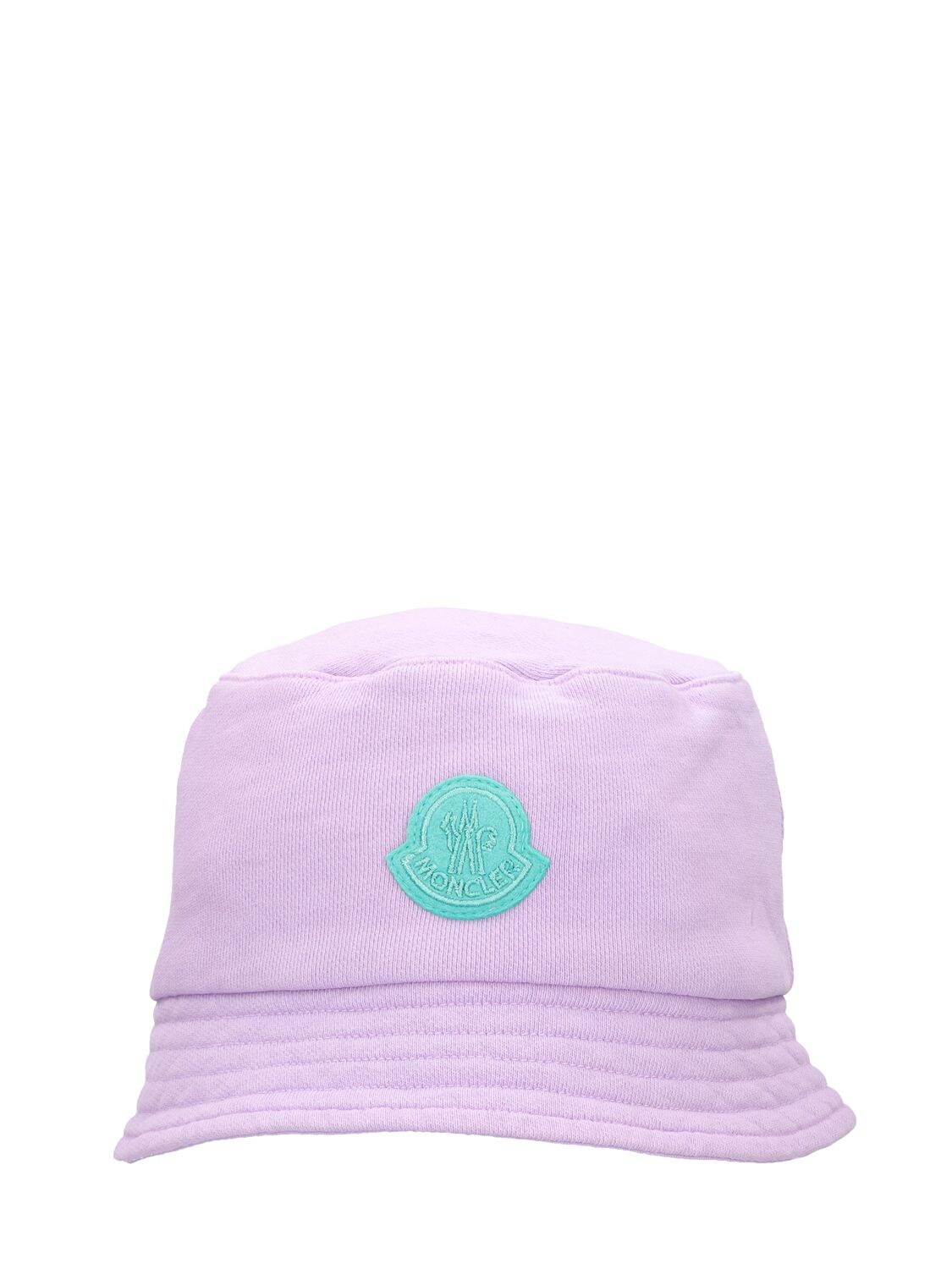 Cotton Bucket Hat W/ Logo Patch