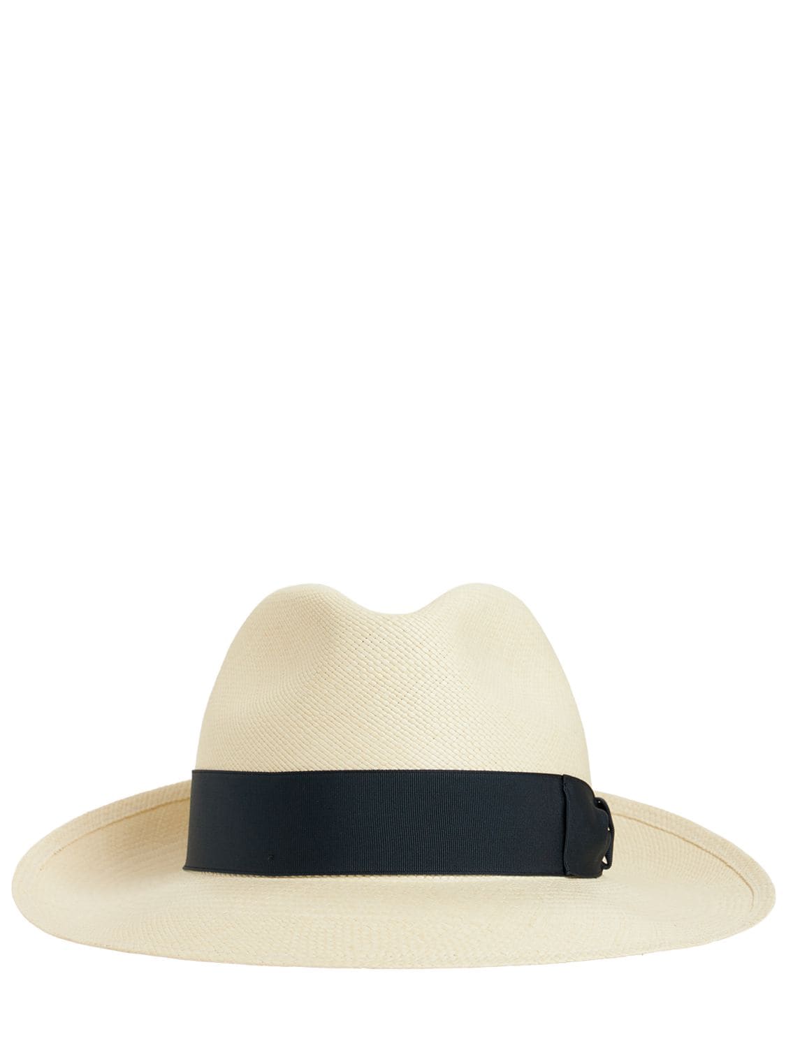 Amedeo Wide Brim Straw Panama Hat