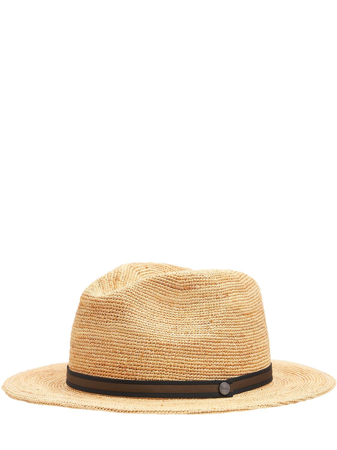 Borsalino Argentina Medium Brim Straw Panama Hat In Beige | ModeSens