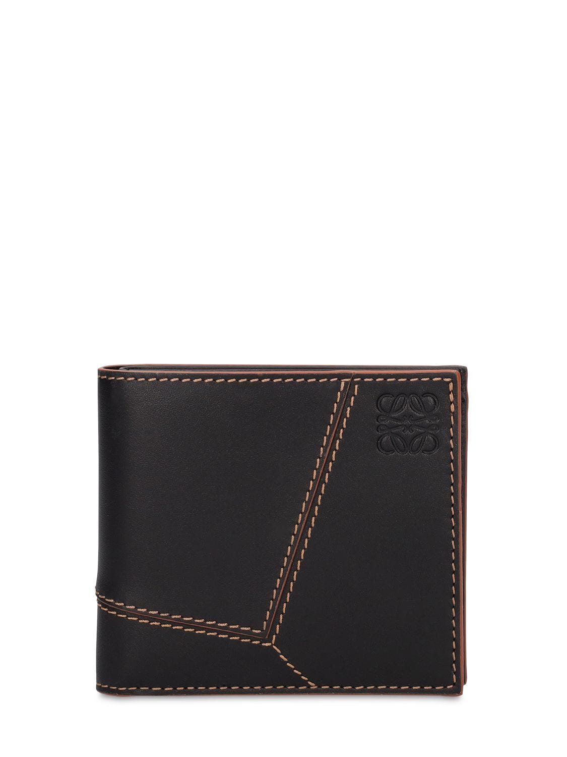Puzzle Leather Bifold Wallet