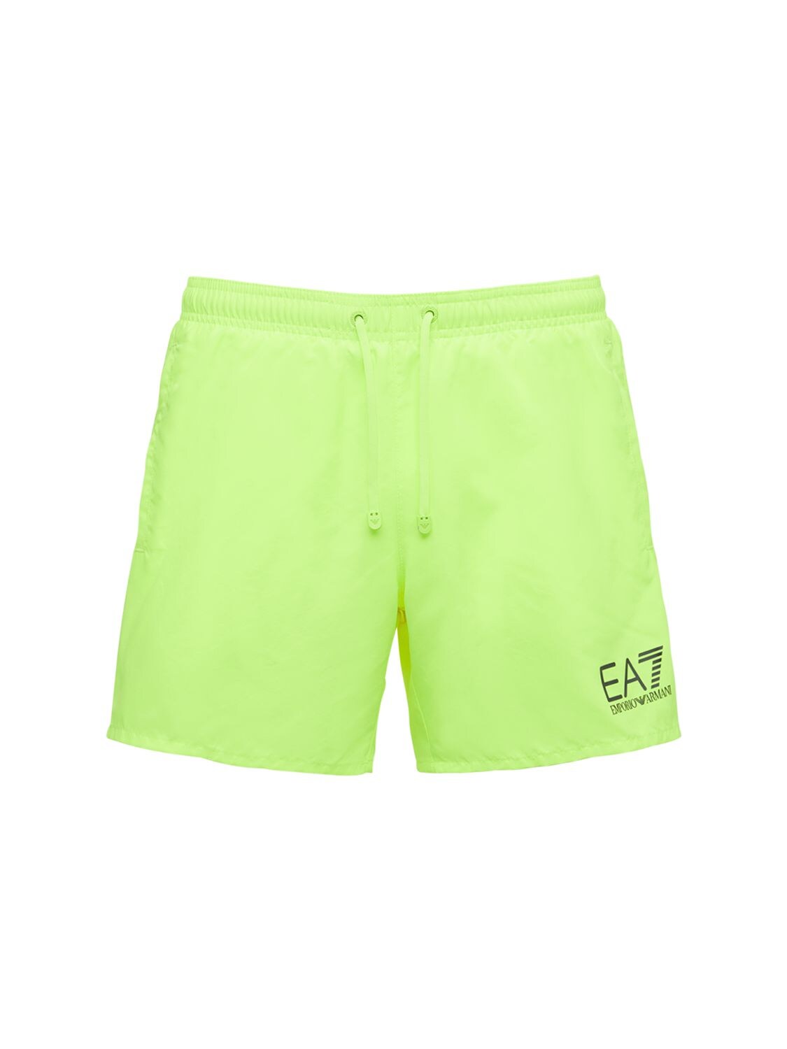 EA7 LOGO NYLON SWIM SHORTS