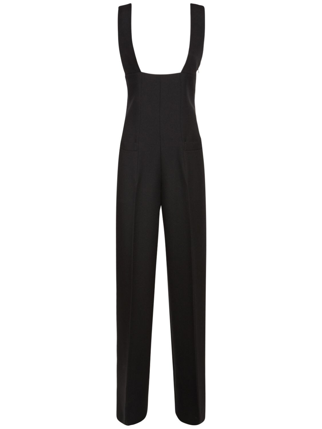 PHILOSOPHY DI LORENZO SERAFINI GABARDINE SLEEVELESS JUMPSUIT,75I4TE006-NTU10