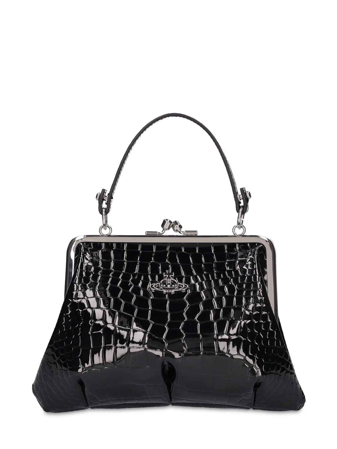 【希少・箱付】ヴィンテージ レティマン ブロンズ像 クラブメッド・バリ 17cm Vivienne Westwood Granny Croc Embossed Faux Leather Bag In Красный