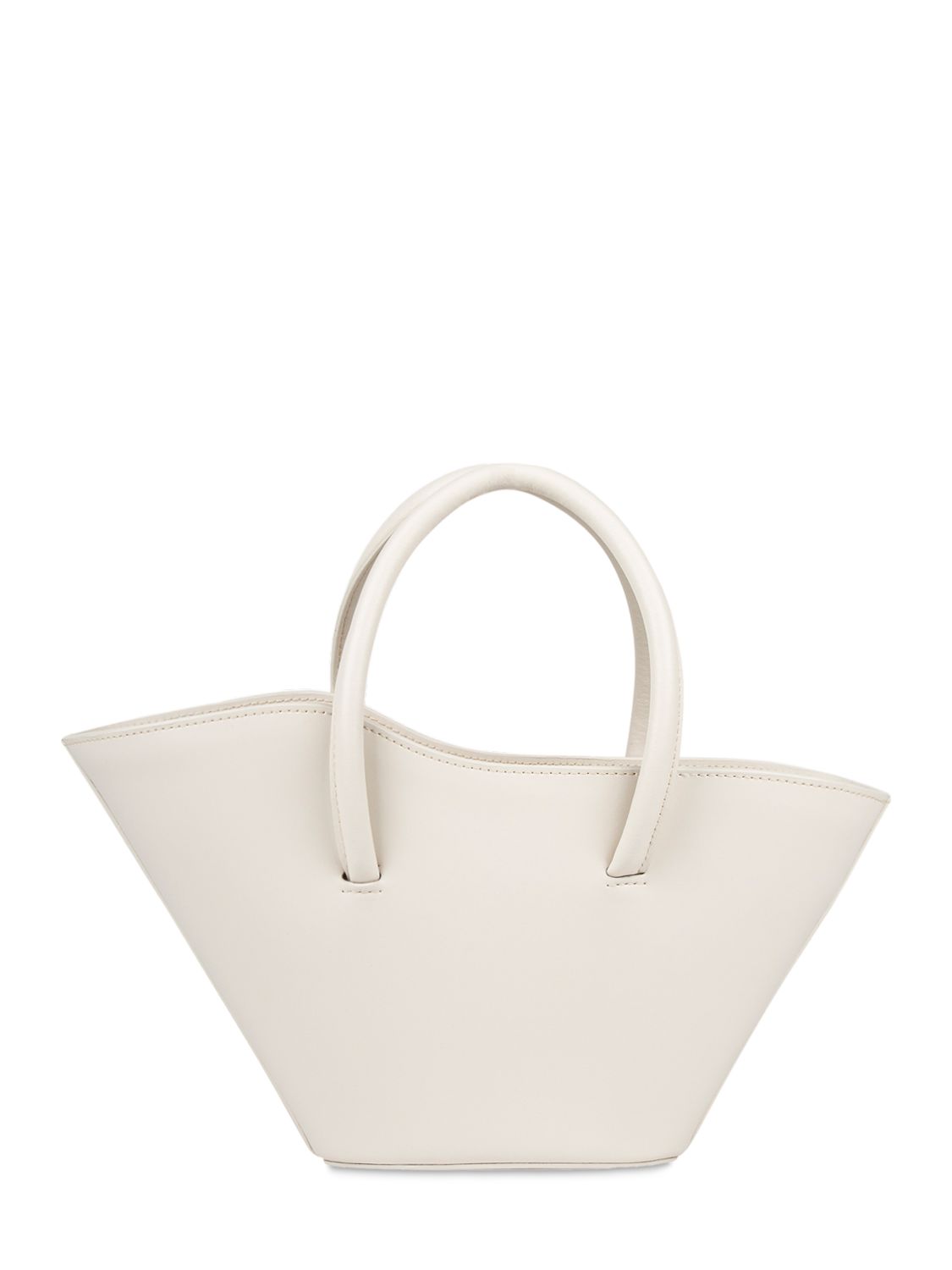light leather tote