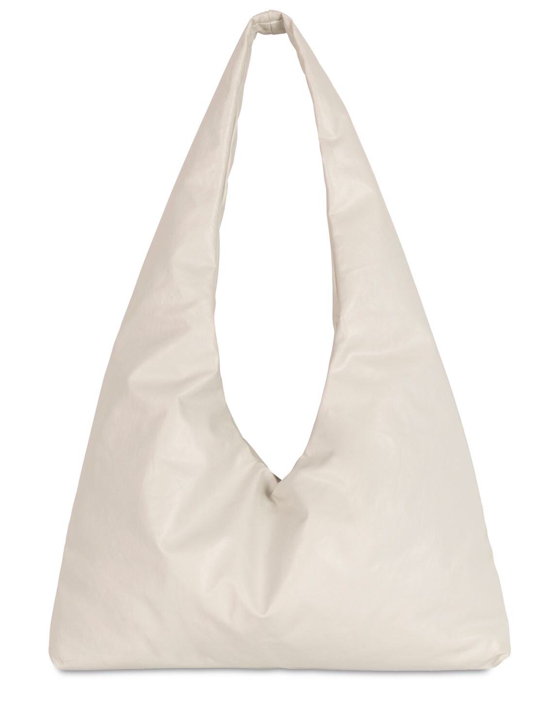 Kassl Editions Medium Anchor Oil Cotton Blend Bag In White