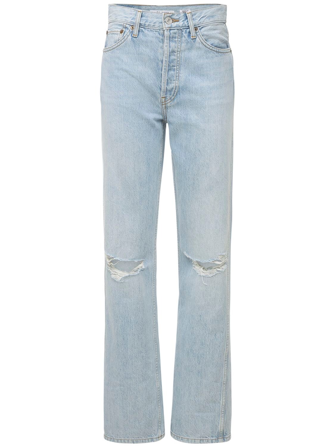 Jeans Vita Alta Loose Fit 90’s Distressed